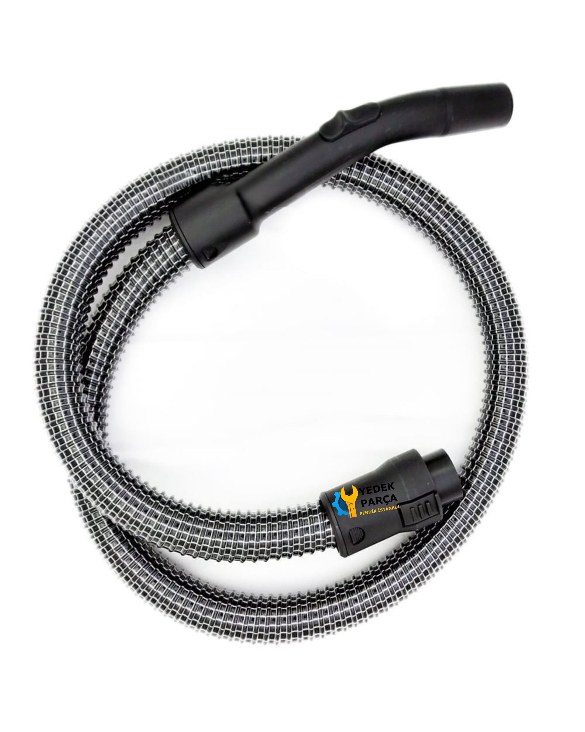 Vestel Uyumlu Targa Elektrikli Süpürge Çelik Telli Hortumu Emici Yer Başlığı Teleskopik Boru