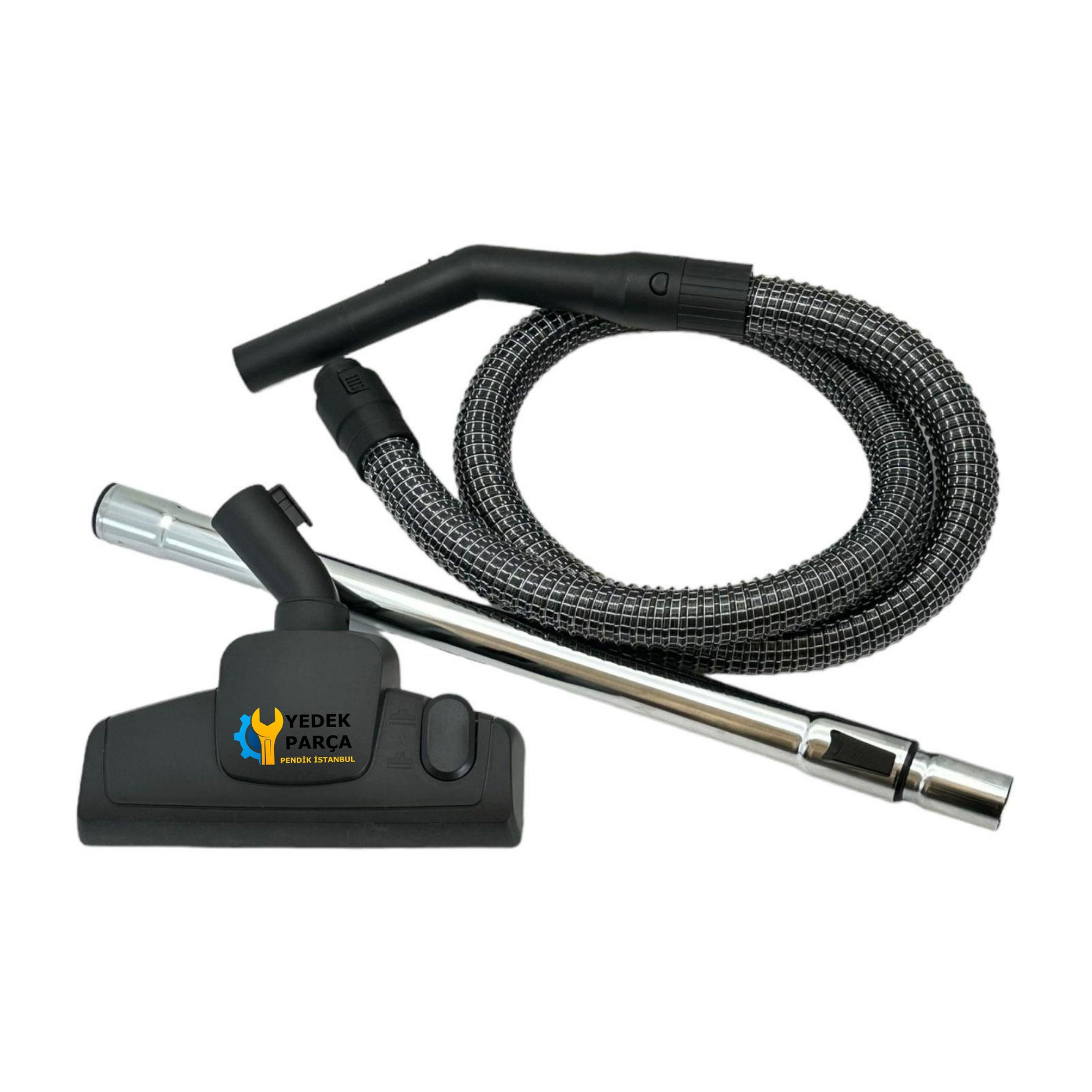 Vestel Uyumlu Lodos H7000 Süpürge Çelik Telli Hortumu Seti