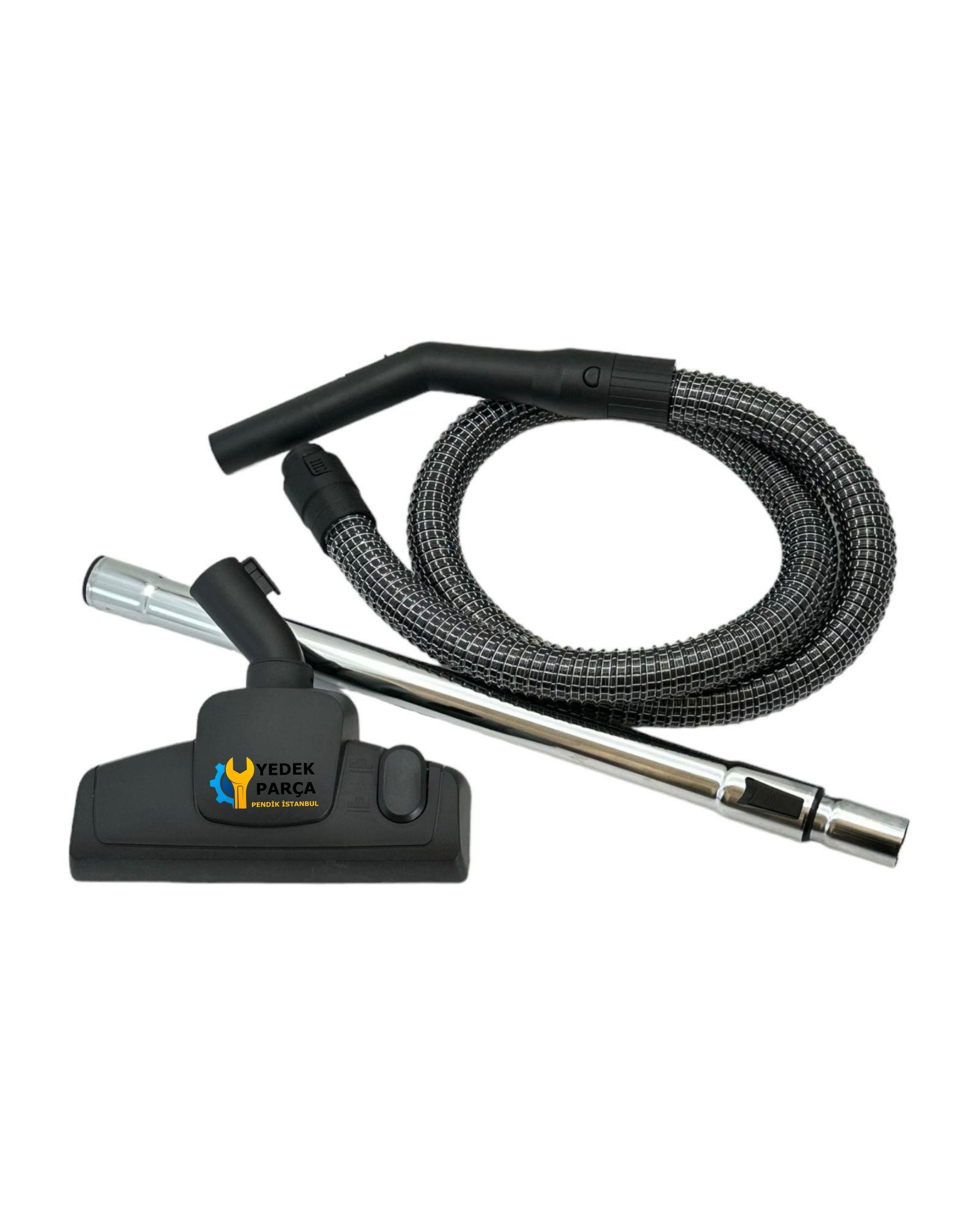 Vestel Uyumlu Lodos H7000 Süpürge Çelik Telli Hortumu Seti