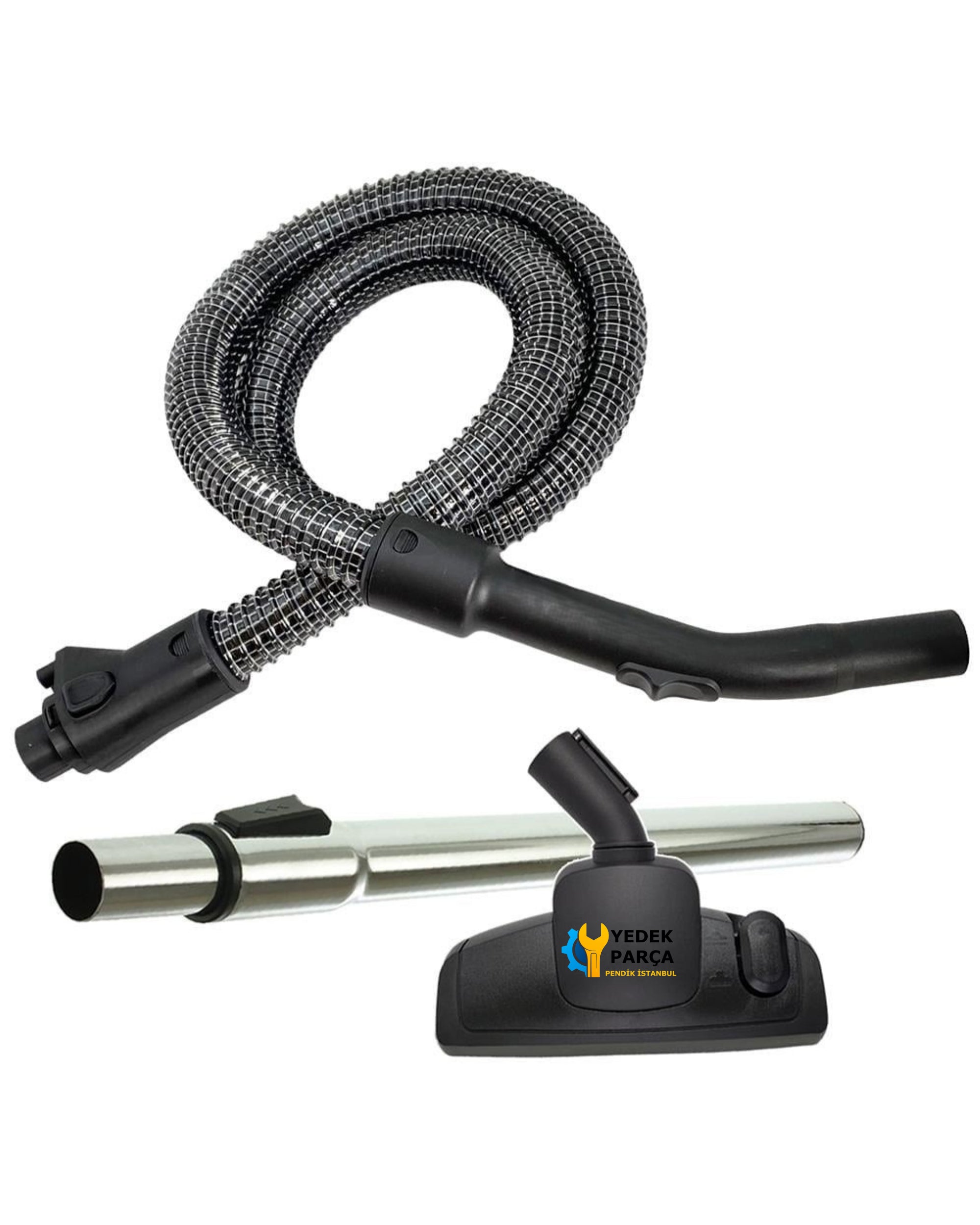 Beko Uyumlu BKS 5316 Süpürge Çelik Telli Hortumu Seti