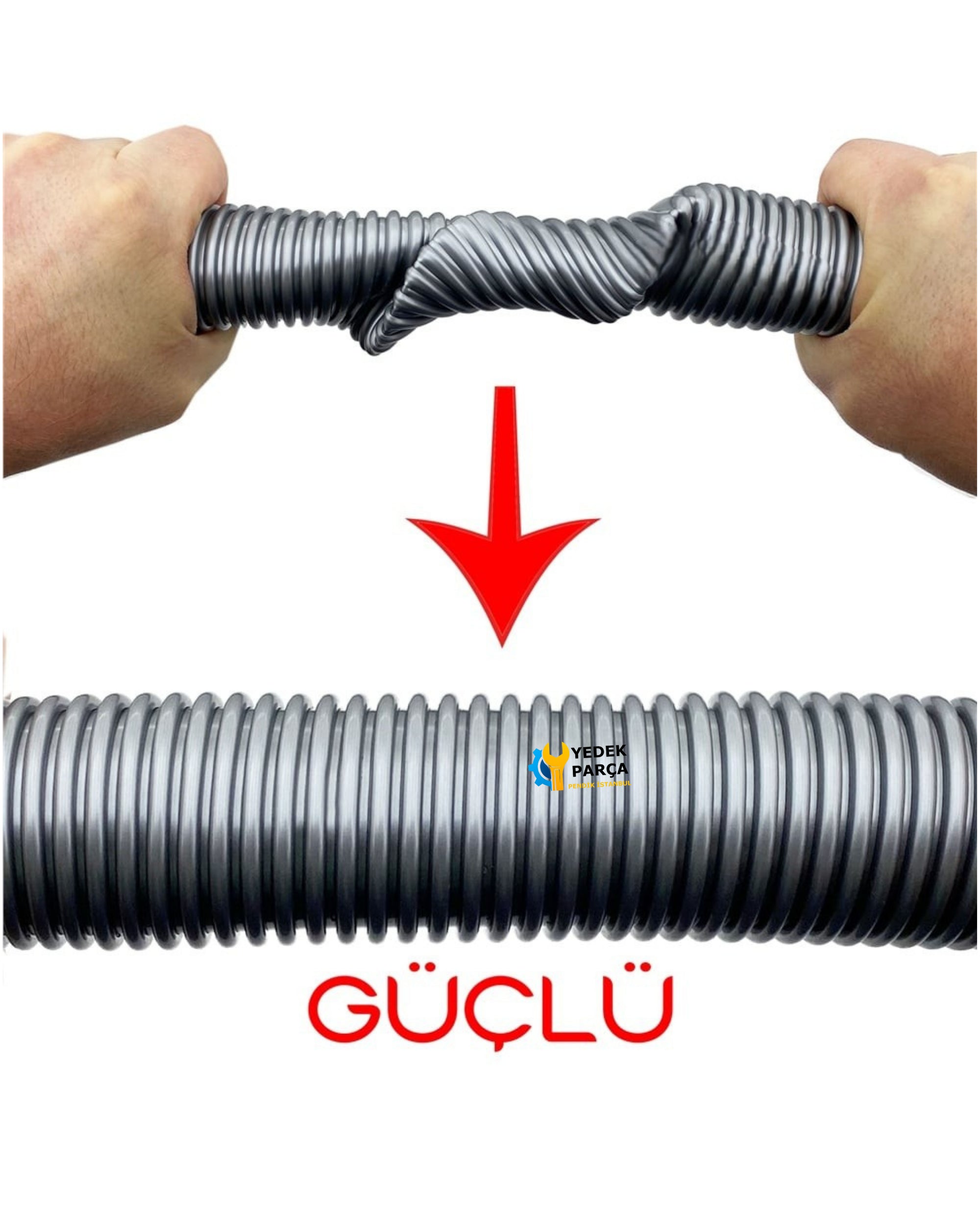 King Uyumlu K 373 Ecova Süpürge Hortumu Emici Başlık Boru