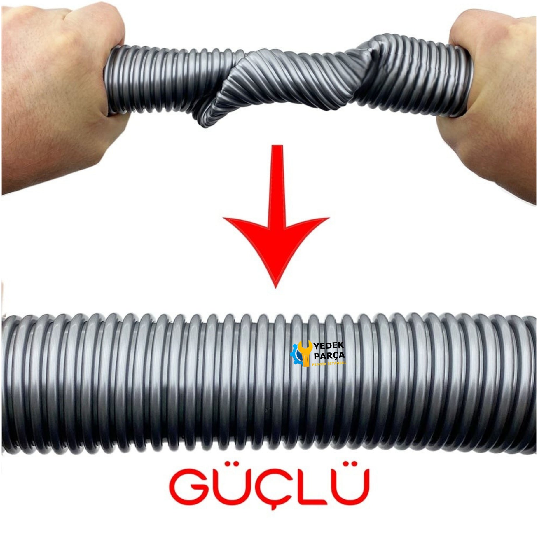 Stilevs Uyumlu Soundless Süpürge Boru Emici Güçlü Hortum Seti