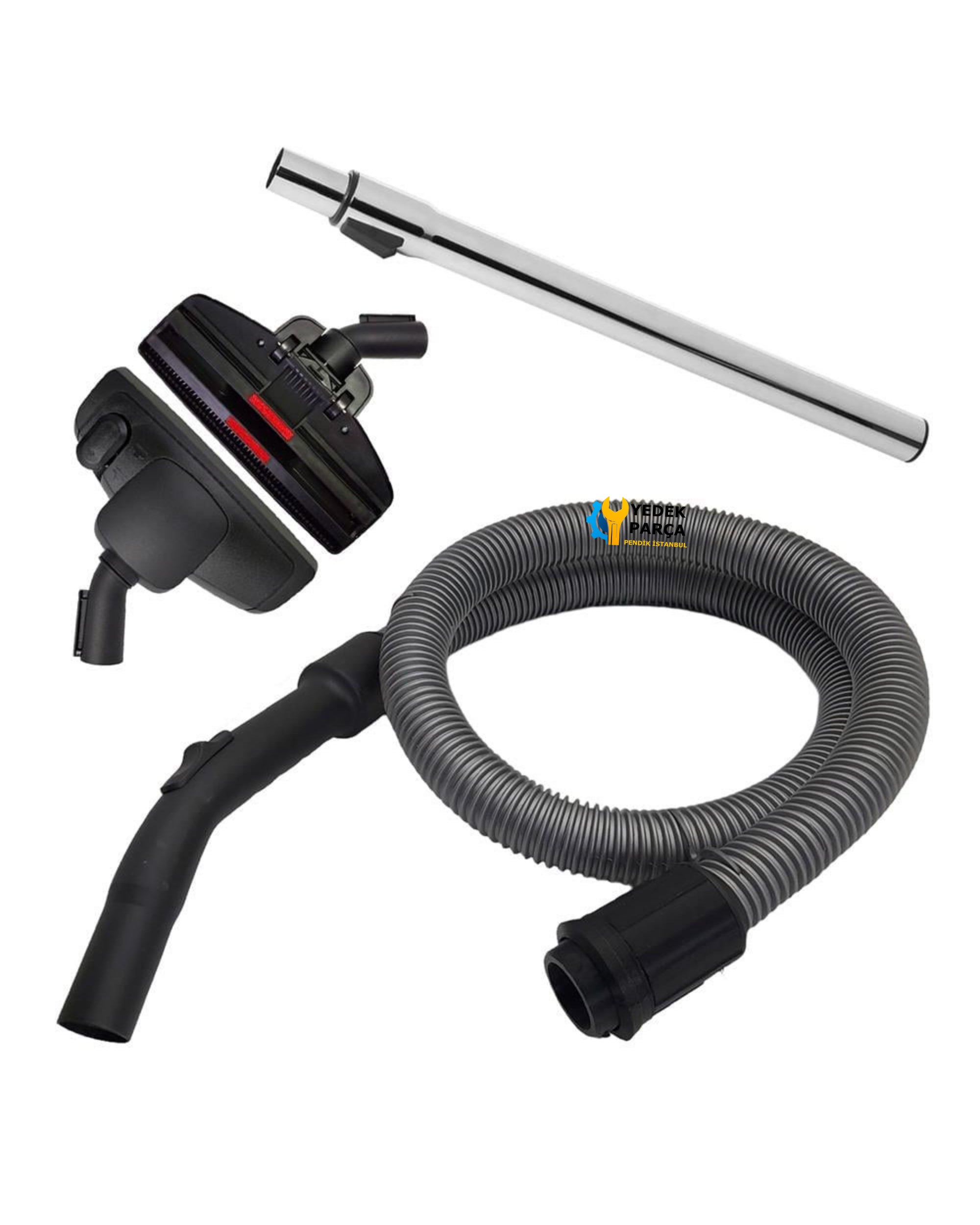 Nilfisk Uyumlu GD 930 Elektrikli Süpürge Hortumu Emici Başlığı Teleskopik Borusu