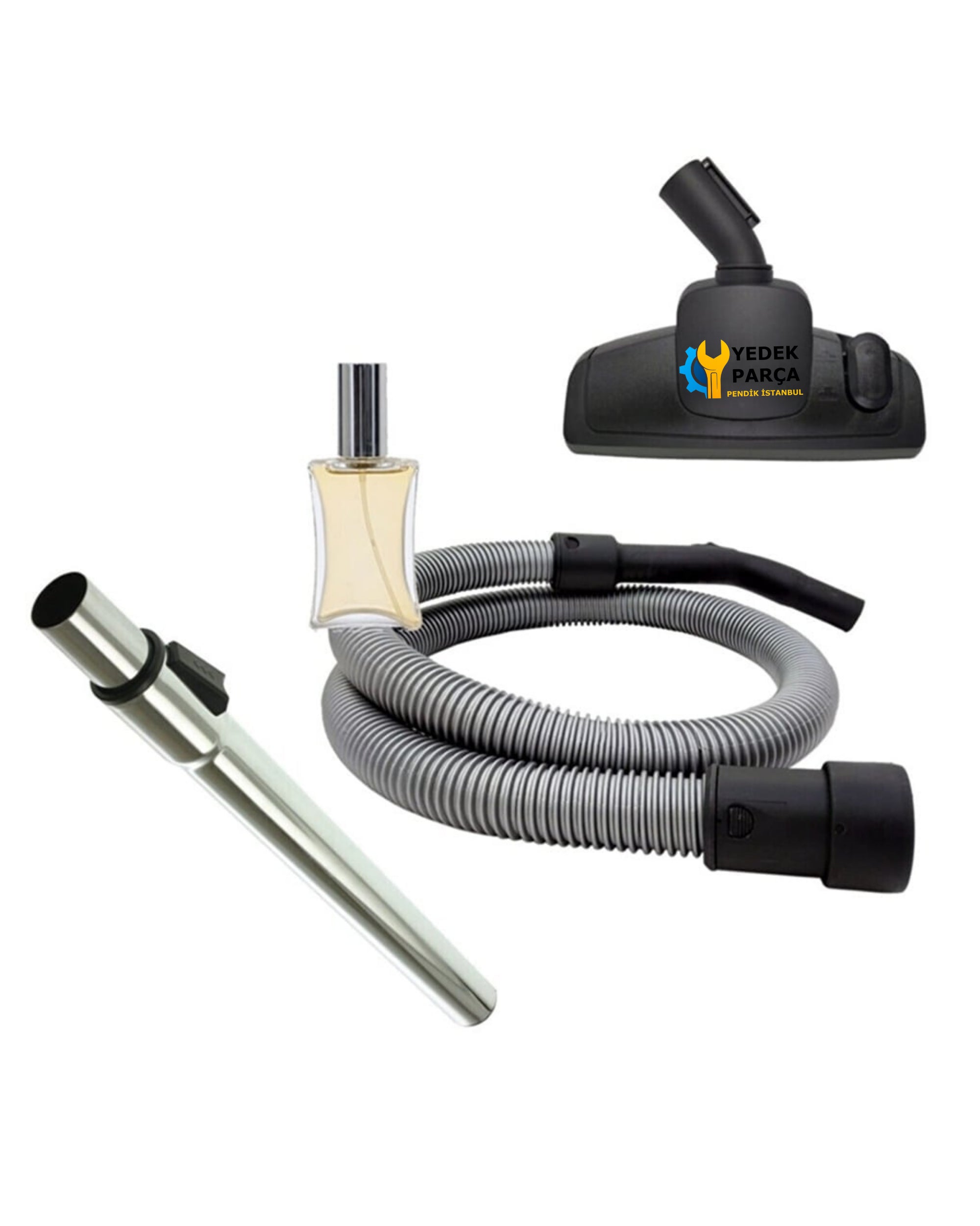 Koffi Uyumlu KF 2950 Süpürge Hortumu Emici Fırçası Teleskopik Borusu Hediyeli