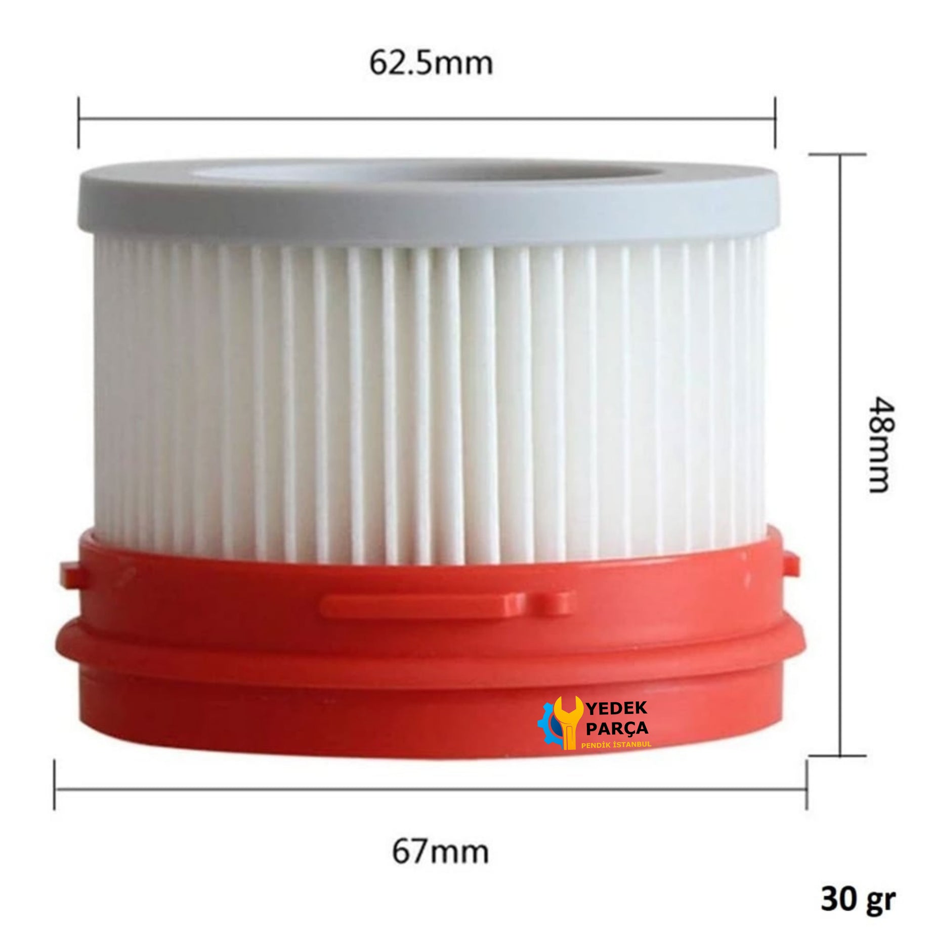 Xiaomi Uyumlu Dreame V10 Şarjlı Dik Süpürge Hepa Filtre 12 Adet