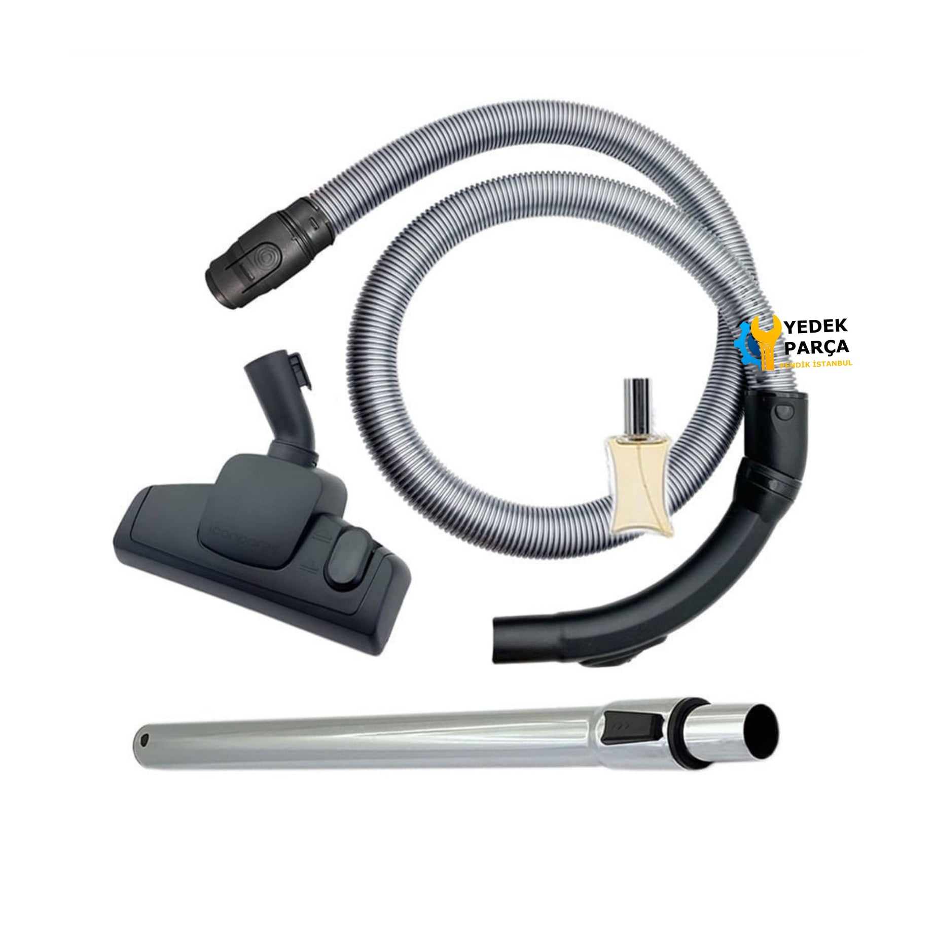 Arnica Uyumlu AA 1617 Pika Multi Süpürge Katlanmaz Dayanıklı Güçlü Hortumu Seti Hediyeli