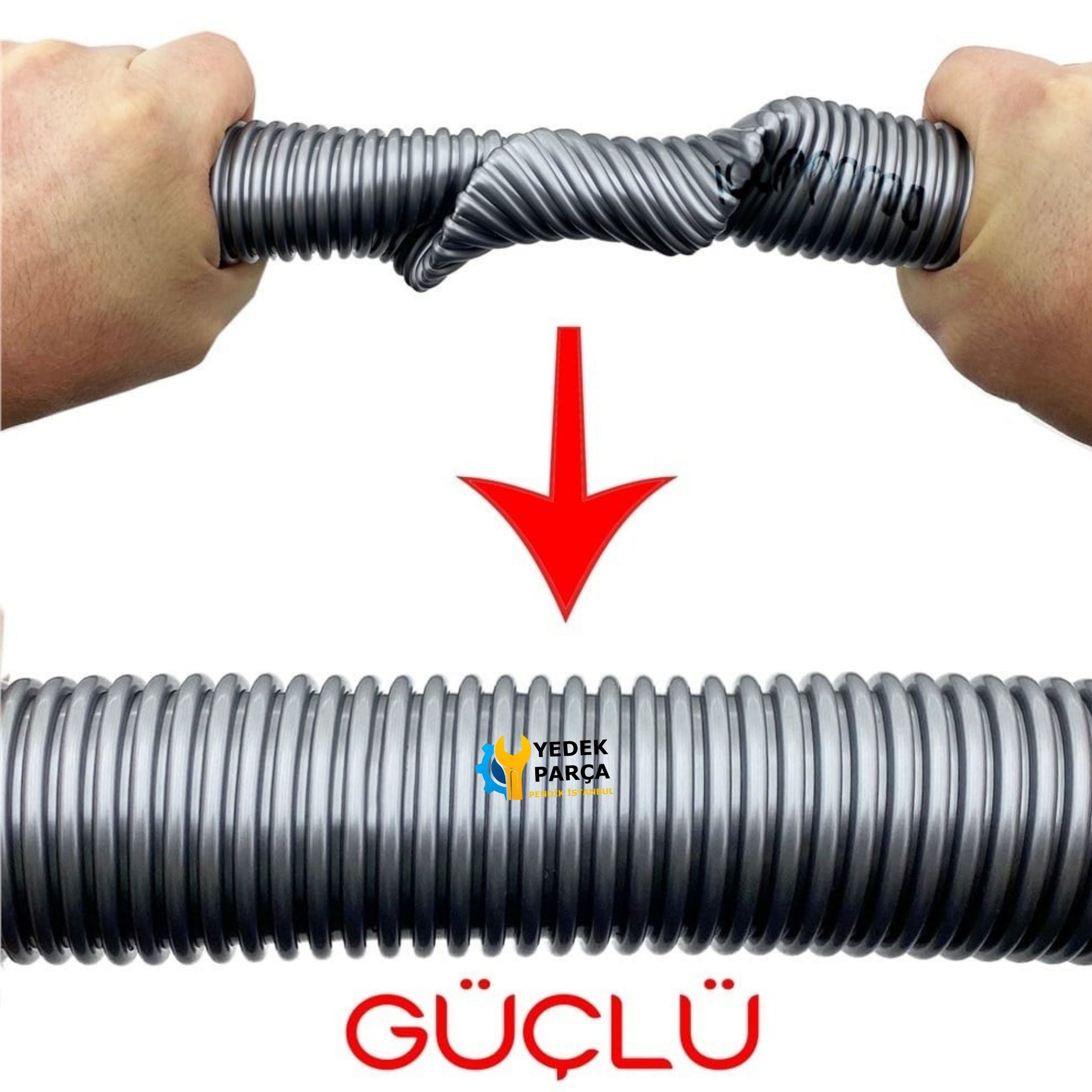 Homend Uyumlu 1227 Dustbreak Süpürge Katlanmaz Dayanıklı Güçlü Hortumu Hediyeli