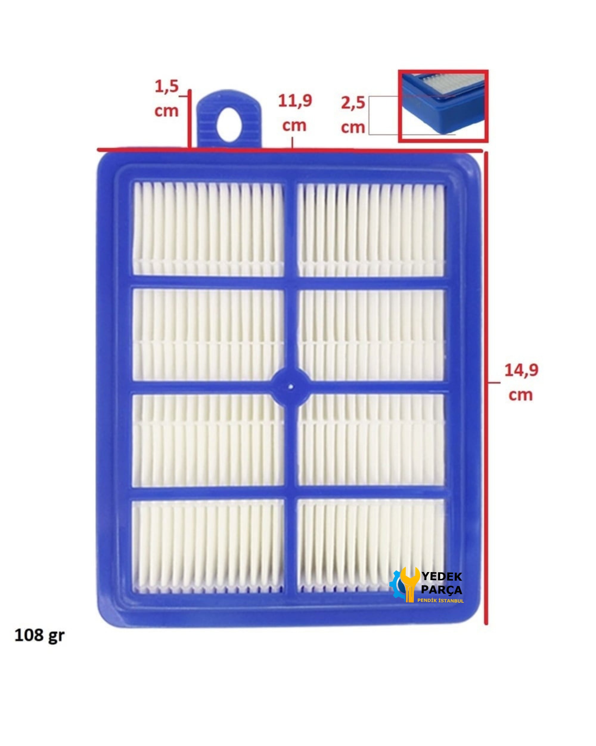 Philips Uyumlu FC 9218 Marathon Süpürge Hortumu Başlığı Boru Filtre Seti Hediyeli