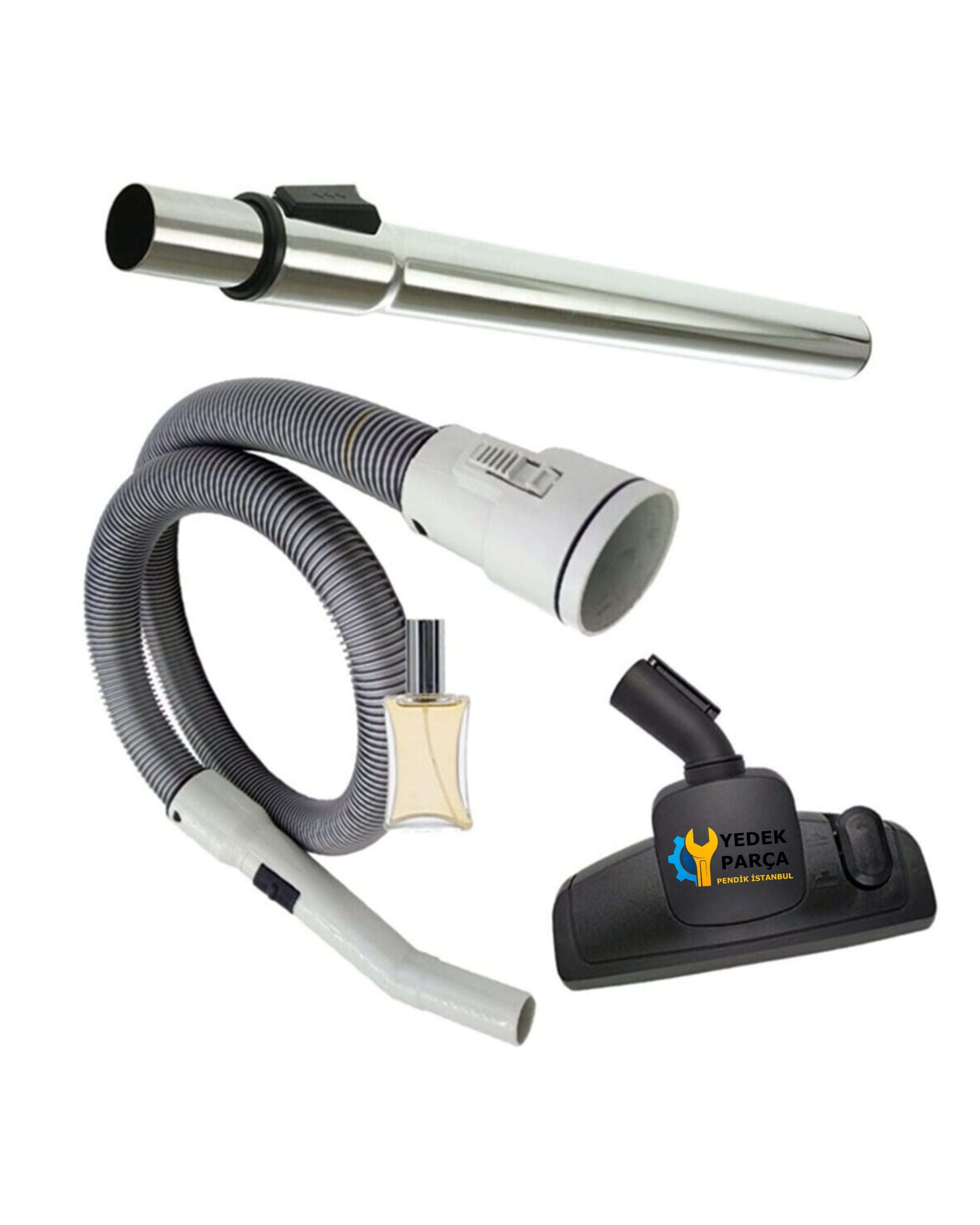 Arnica Uyumlu Apollo 2000 Süpürge Hortumu Emici Başlık Teleskopik Boru Hediyeli