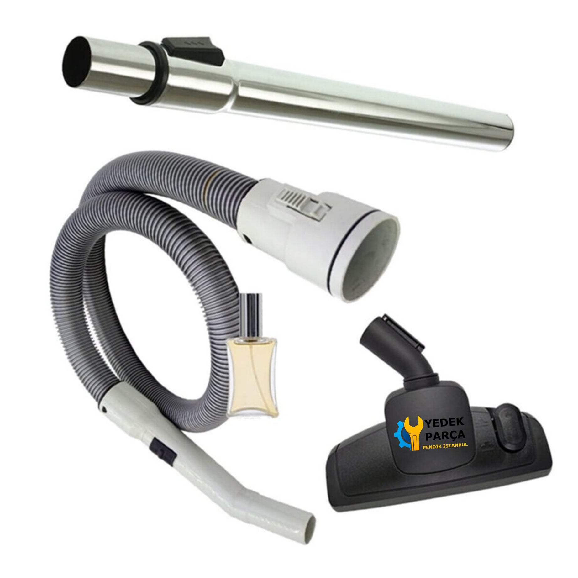 Arnica Uyumlu Proclean 2001 Süpürge Hortumu Emici Başlık Teleskopik Boru Hediyeli