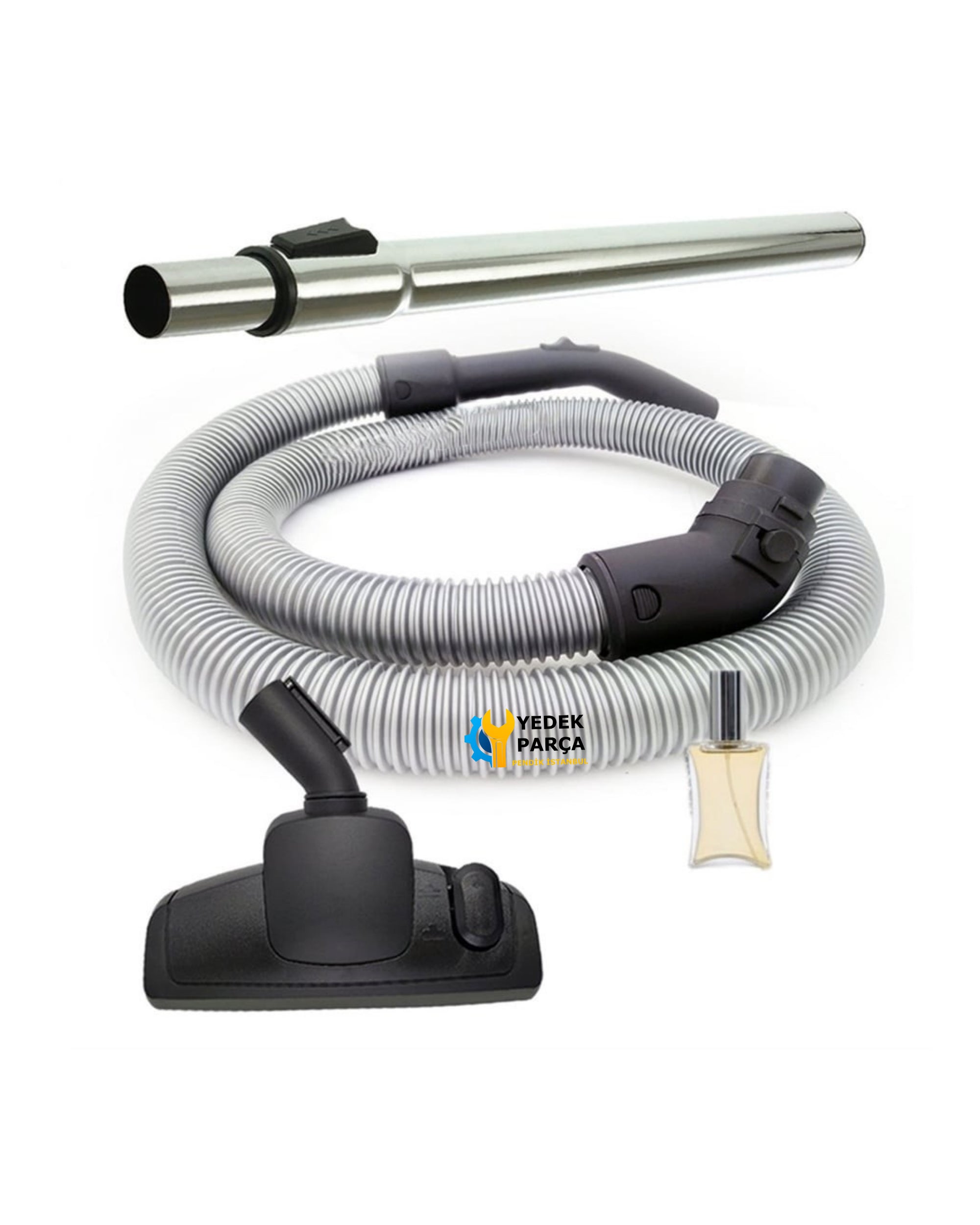 Fantom Uyumlu Stormy DC 4100 Elektrikli Süpürge Hortumu Emici Yer Başlığı Teleskopik Boru Hediyeli