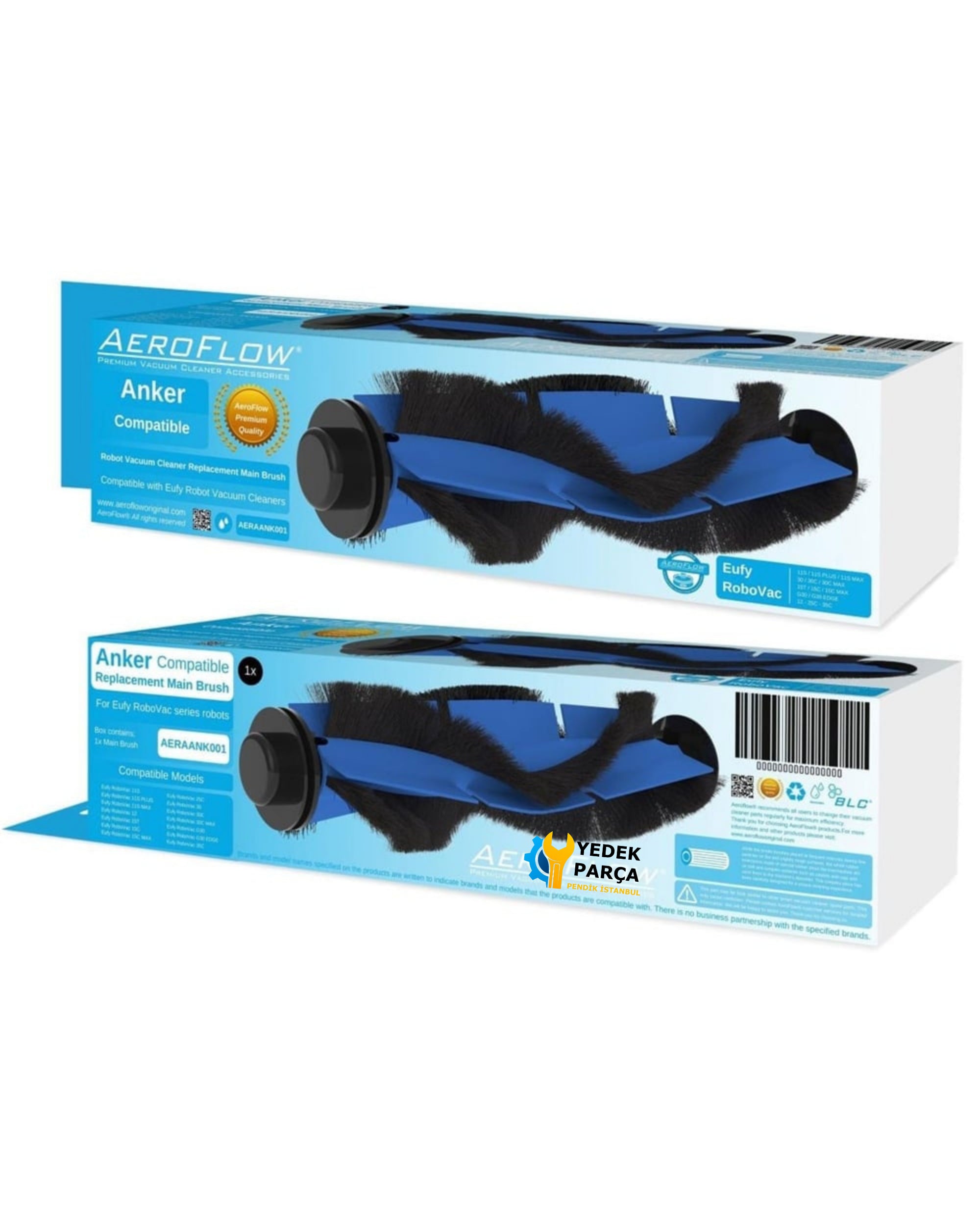 AeroFlow Anker Uyumlu Eufy RoboVac 11S MAX Ana Fırça (Garantili)