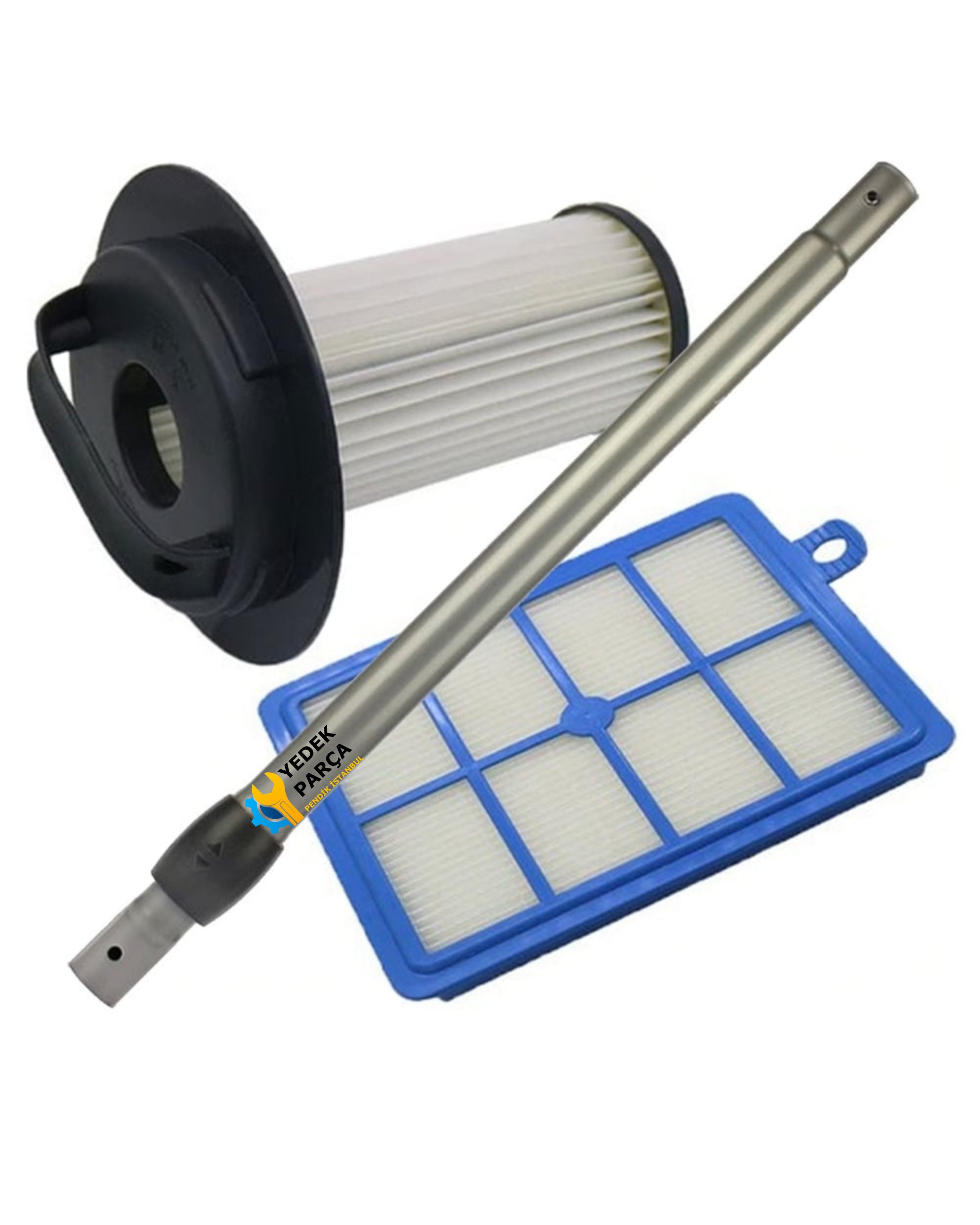 Philips Uyumlu FC 9200 Süpürge Borusu Silindir Filtre Hepa Filtresi