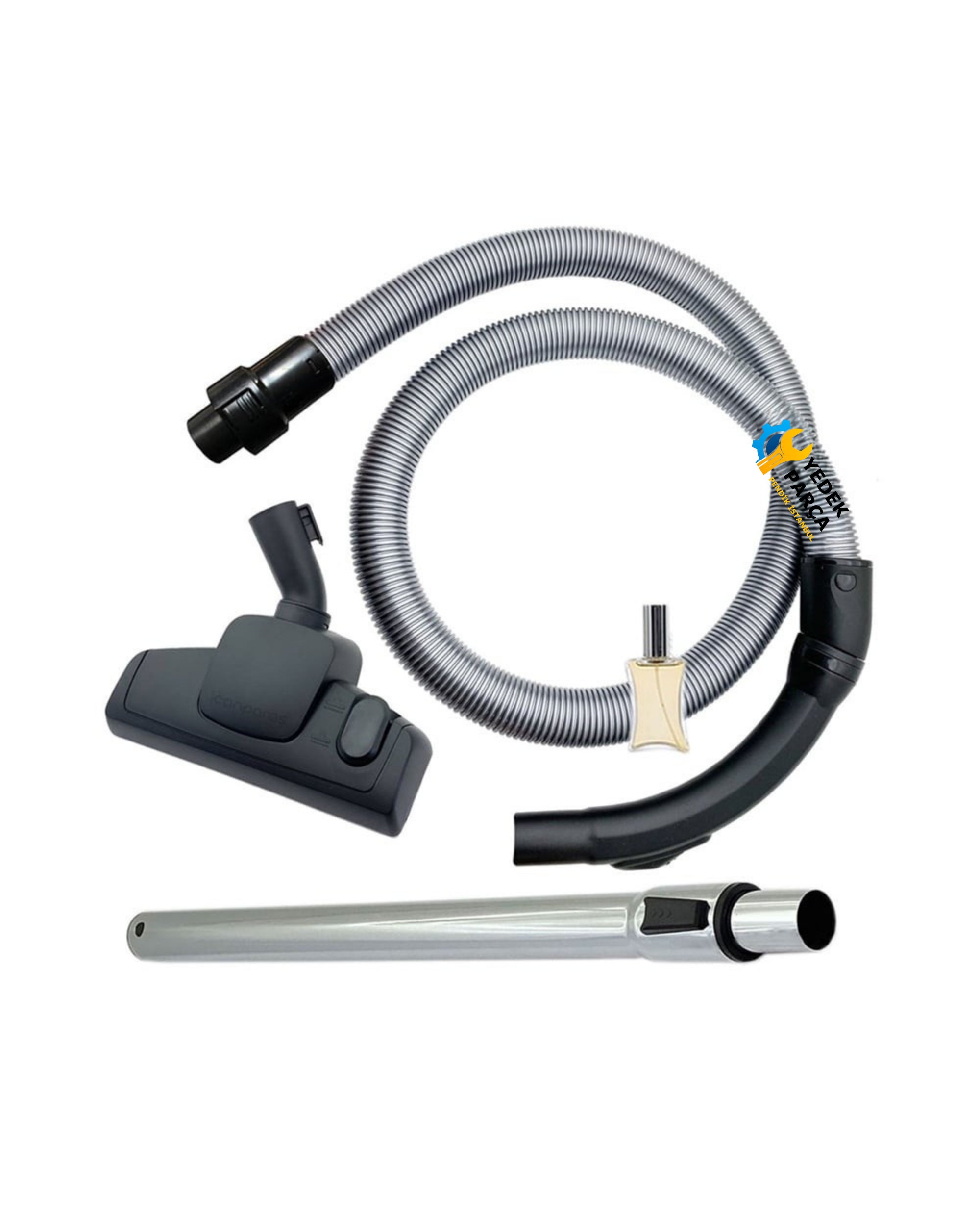 Philips Uyumlu FC 8133 Easy Life Süpürge Katlanmaz Dayanıklı Güçlü Hortumu Seti Hediyeli