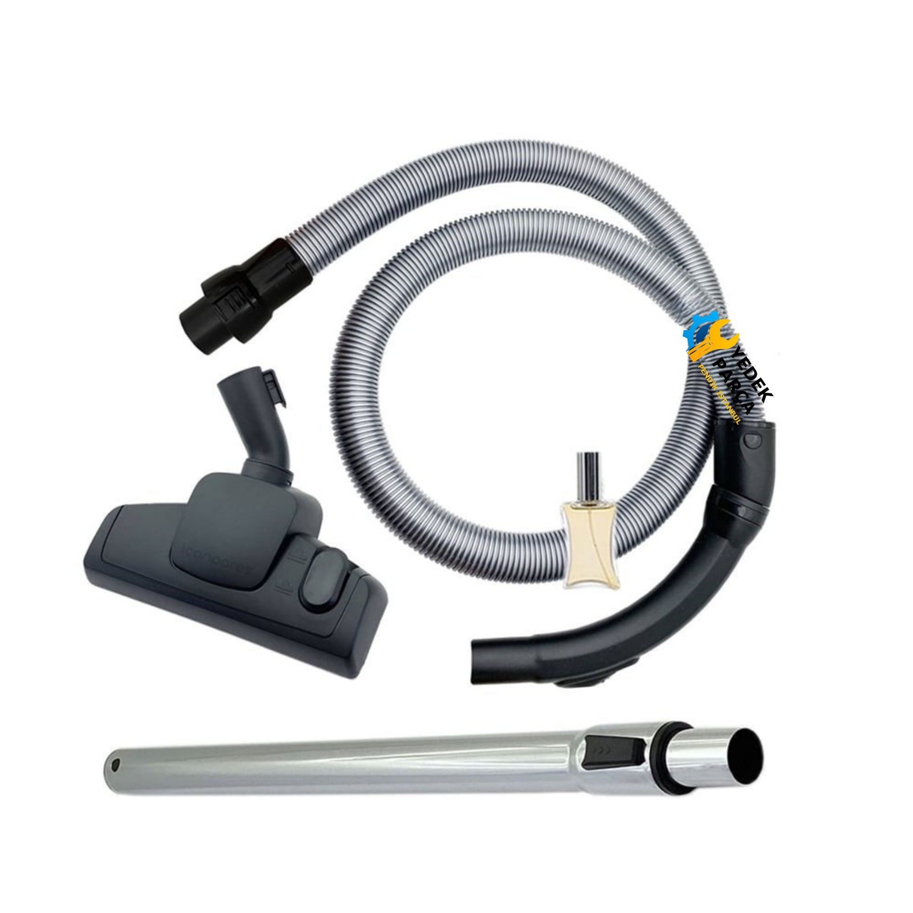 Electrolux Uyumlu Ultra Silencer EUSC66-SBT Süpürge Katlanmaz Dayanıklı Güçlü Hortumu Seti Hediyeli