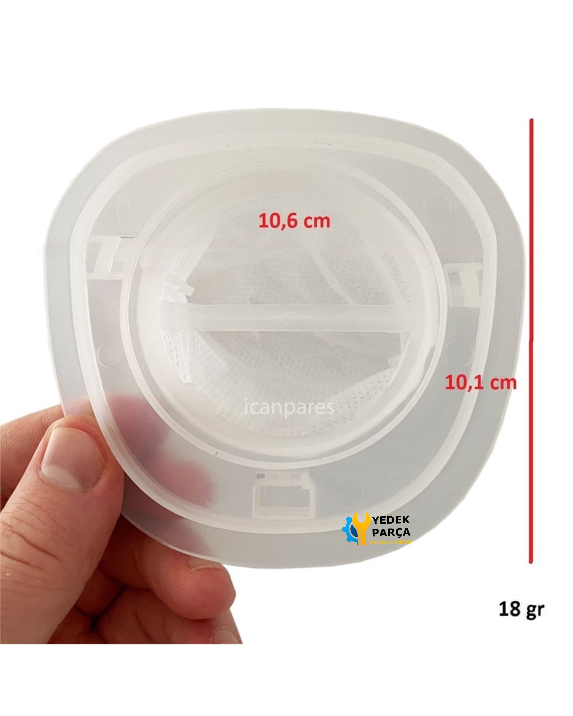 Black & Decker Uyumlu EVF100 Elektrikli Süpürge Toz Filtresi