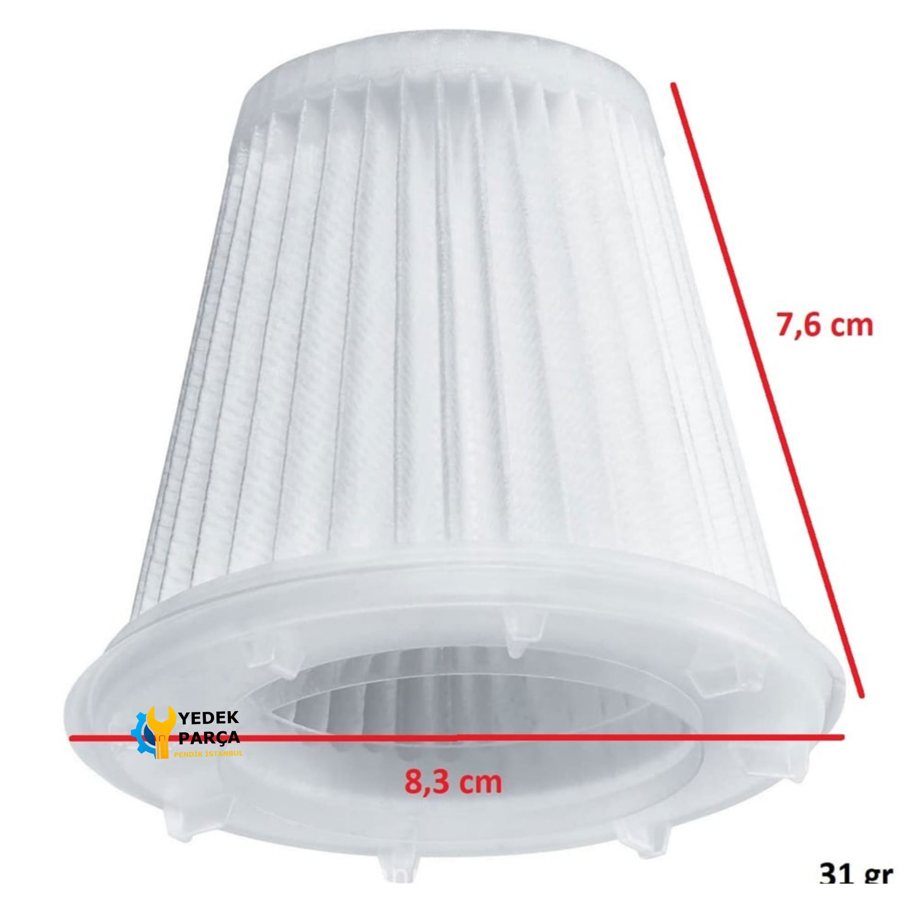 Black & Decker Uyumlu CHV1560 Elektrikli Süpürge Konik Hepa Filtre