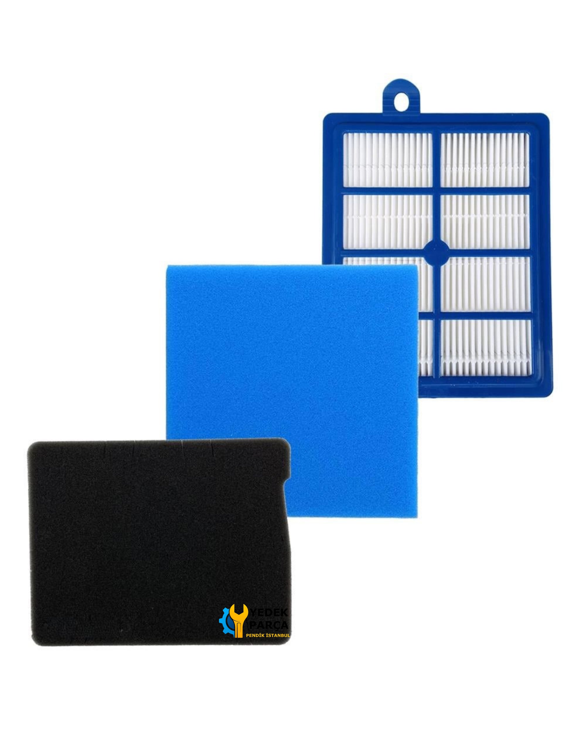 Electrolux Uyumlu ESPC74SWT Silent Performer Süpürge Sünger Filtresi Seti