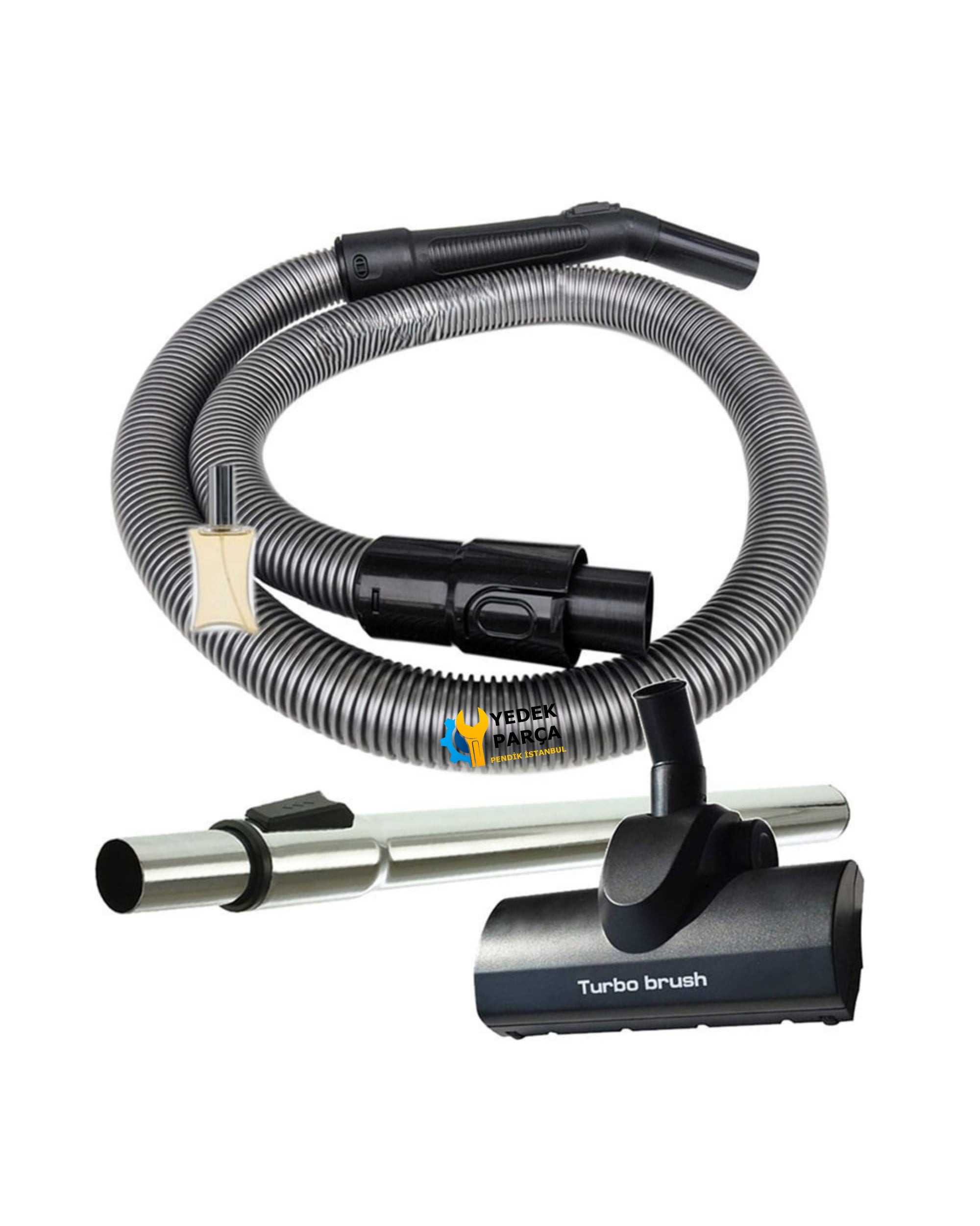 Fakir Uyumlu Veyron Basic Süpürge Hortum Turbo Başlık Teleskopik Boru Hediyeli