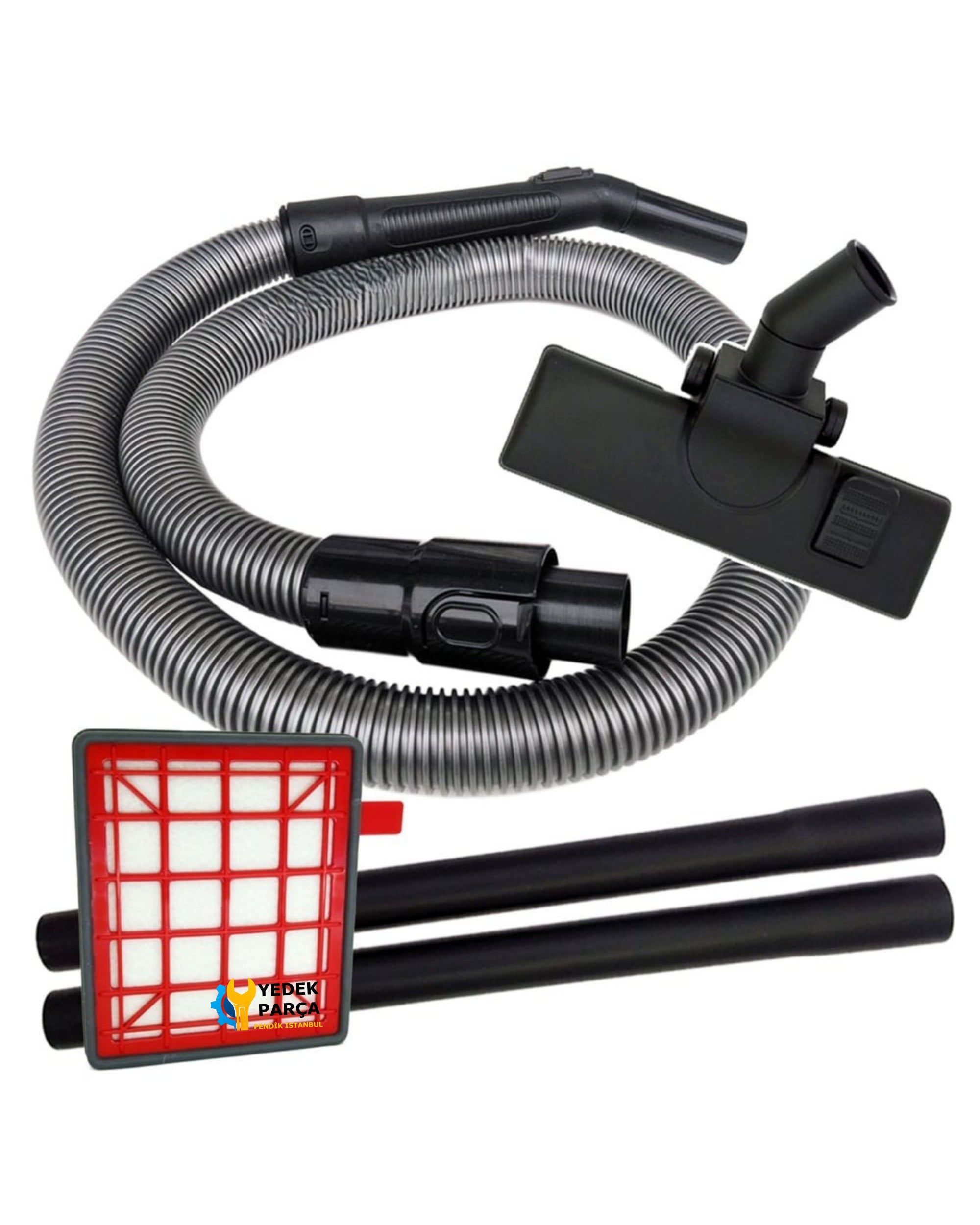 Fakir Uyumlu Veyron Turbo Süpürge Hortumu Yer Başlık Plastik Boru Filtre