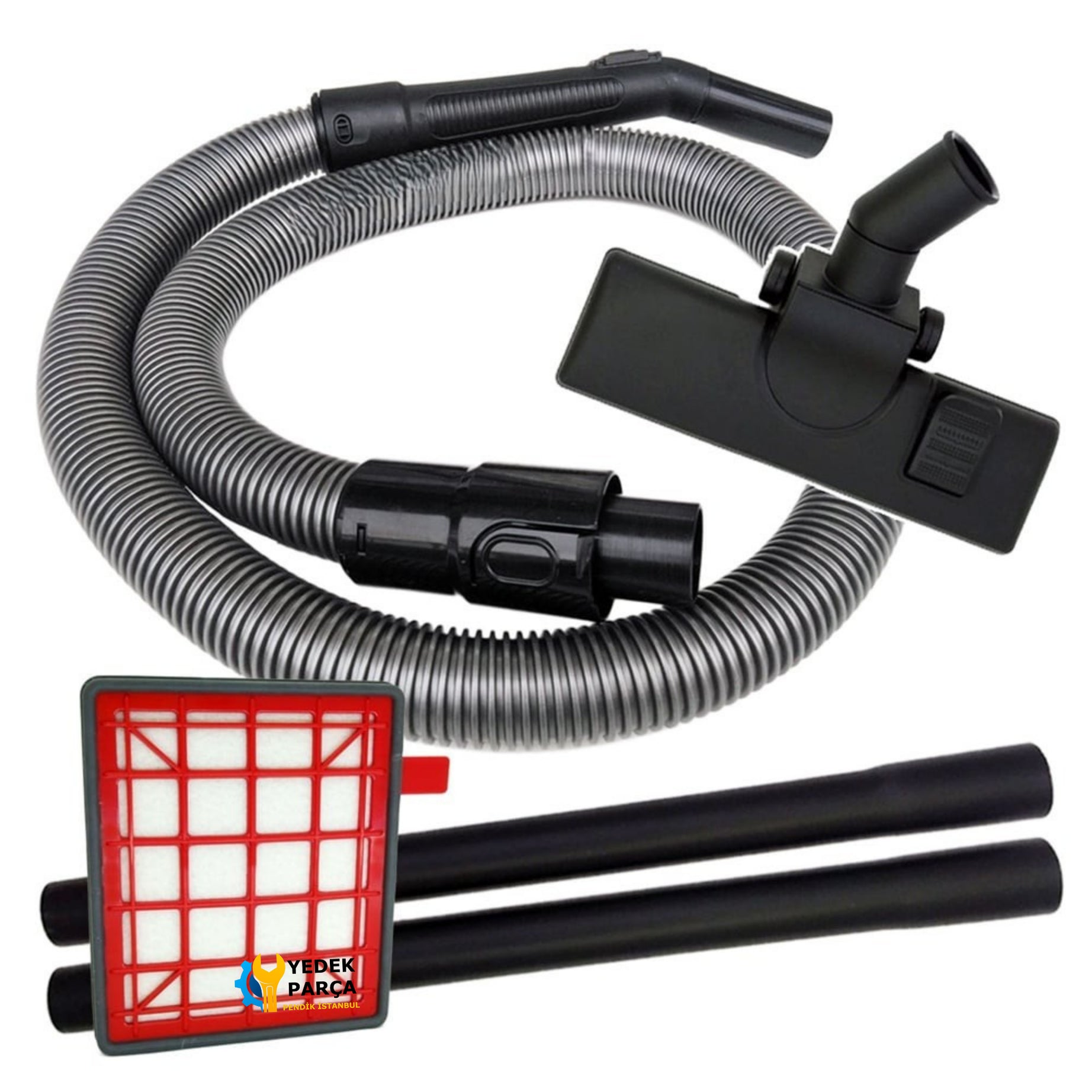 Fakir Uyumlu Veyron Turbo XL Süpürge Hortumu Yer Başlık Boru Filtre