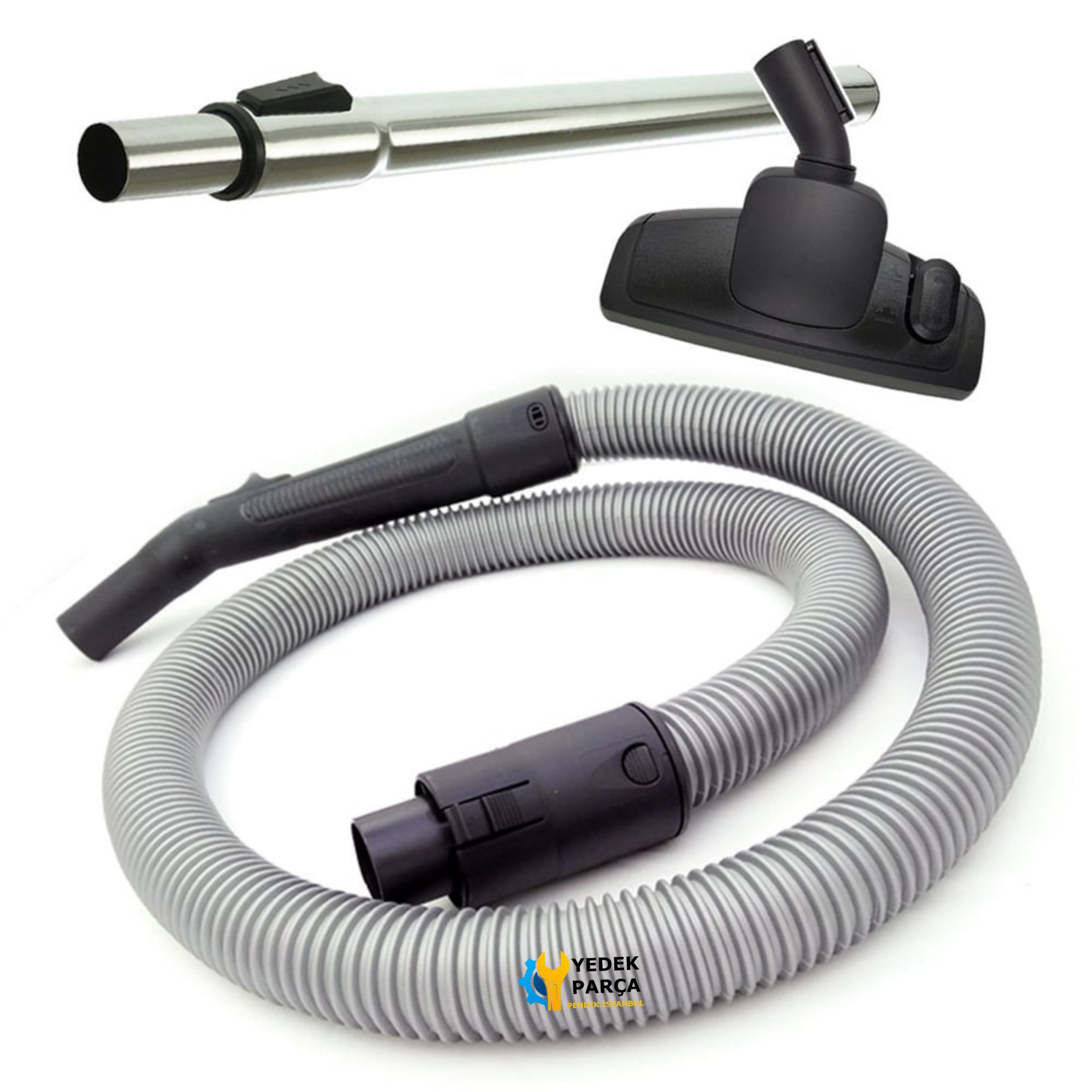 Rowenta Uyumlu RO 3486 Compacteo Cyclonic Elektrikli Süpürge Hortumu Emici Yer Başlığı Teleskopik Boru