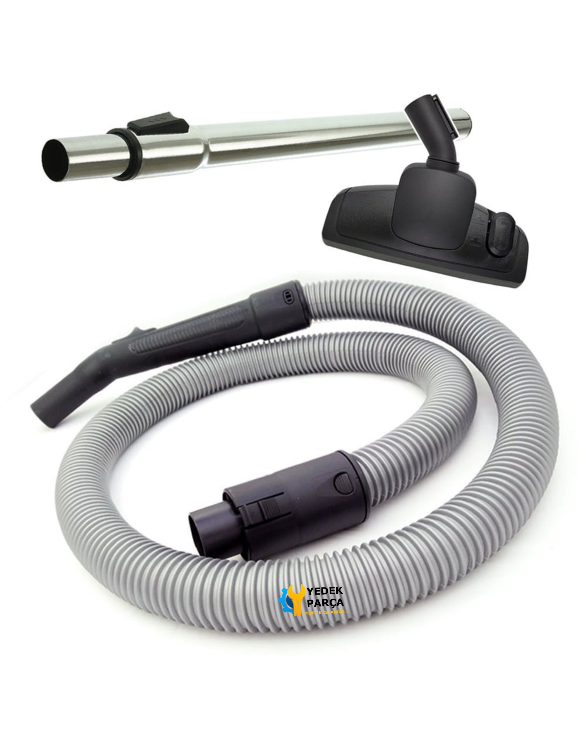 Rowenta Uyumlu RO 3486 Compacteo Cyclonic Elektrikli Süpürge Hortumu Emici Yer Başlığı Teleskopik Boru