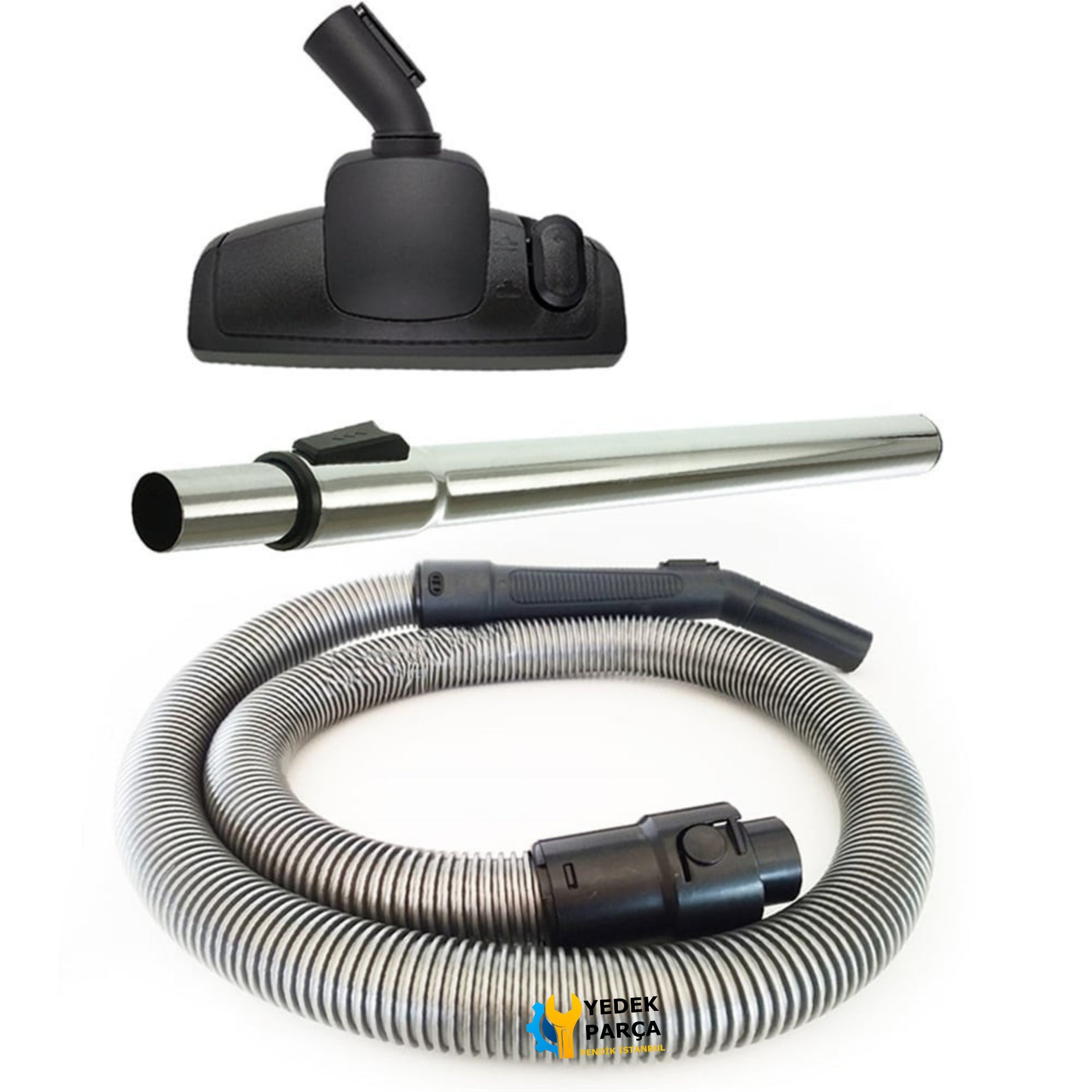 Arzum Uyumlu AR 440 Aquarius Elektrikli Süpürge Hortumu Emici Yer Başlığı Teleskopik Boru