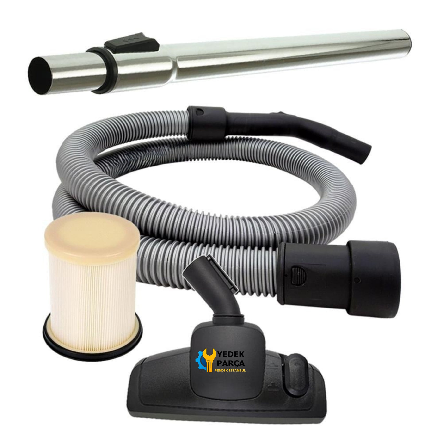 Arnica Uyumlu Hydra Elektrikli Süpürge Hortumu Emici Başlık Teleskopik Boru Filtre