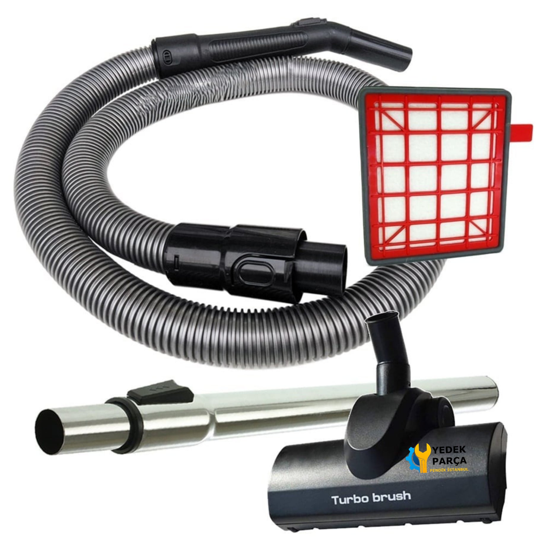Fakir Uyumlu Veyron Turbo Süpürge Hortum Turbo Başlık Boru Filtre