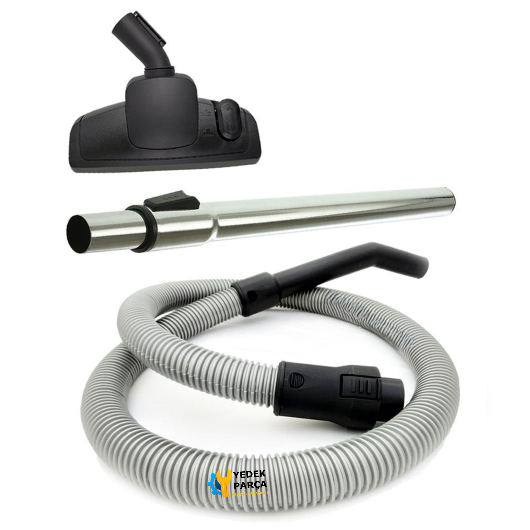 Vestel Uyumlu Targa Süpürge Hortumu Emici Yer Başlığı Teleskopik Boru