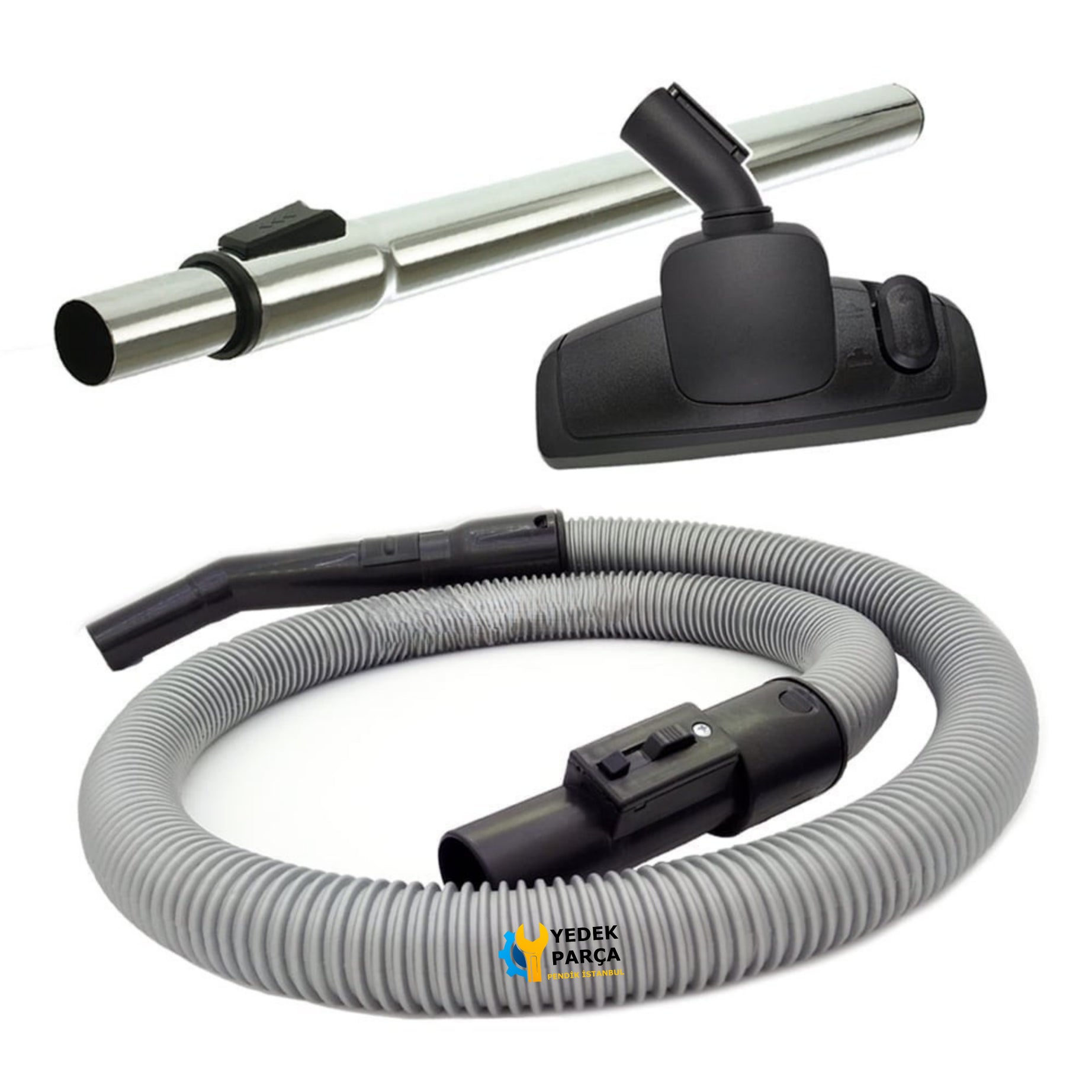 Arzum Uyumlu Livido Süpürge Hortumu Emici Yer Başlığı Teleskopik Boru