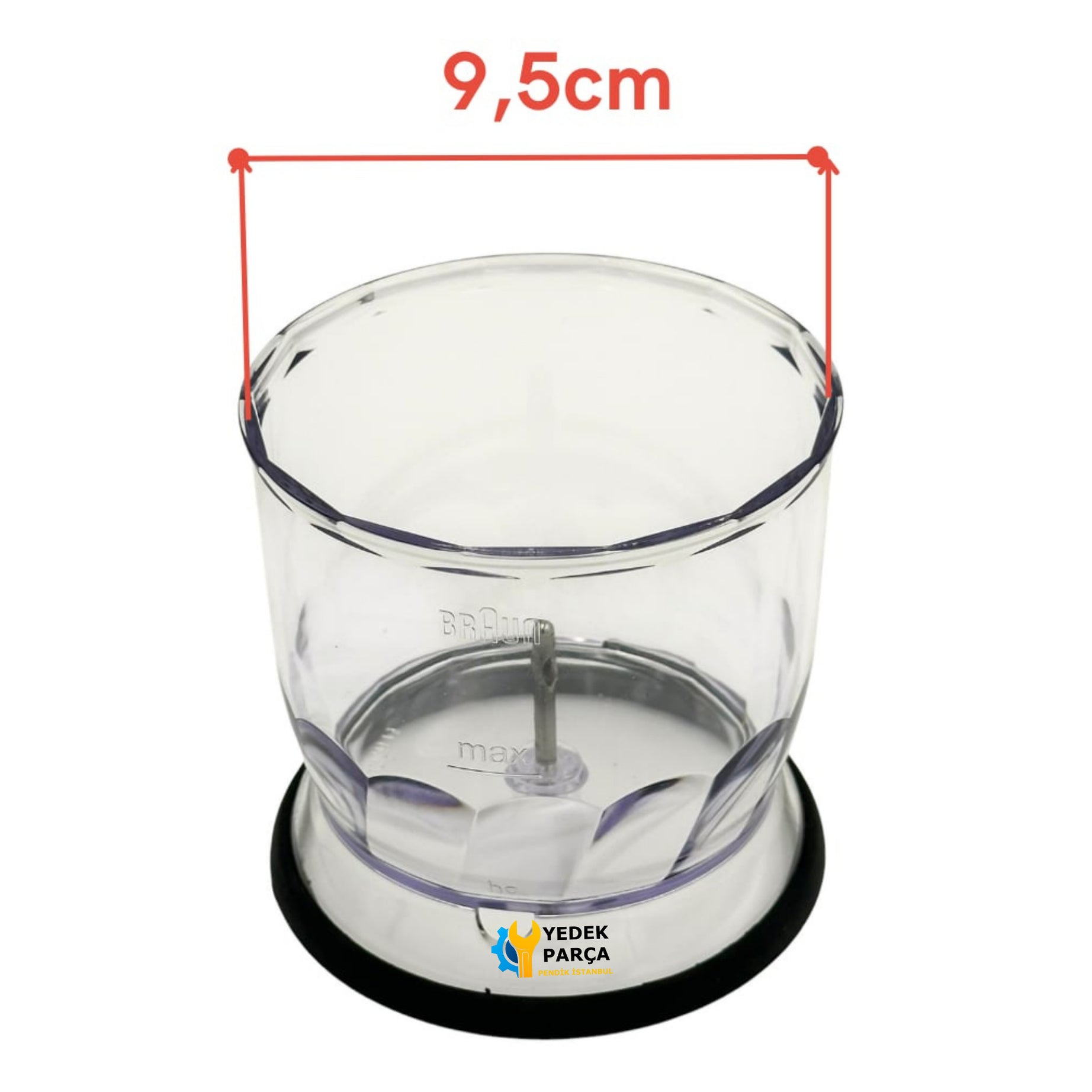 Braun Uyumlu MultiQuick 3 Stabmixer MQ 3025 Spaghetti Blender Haznesi 350ml (Küçük Hazne)