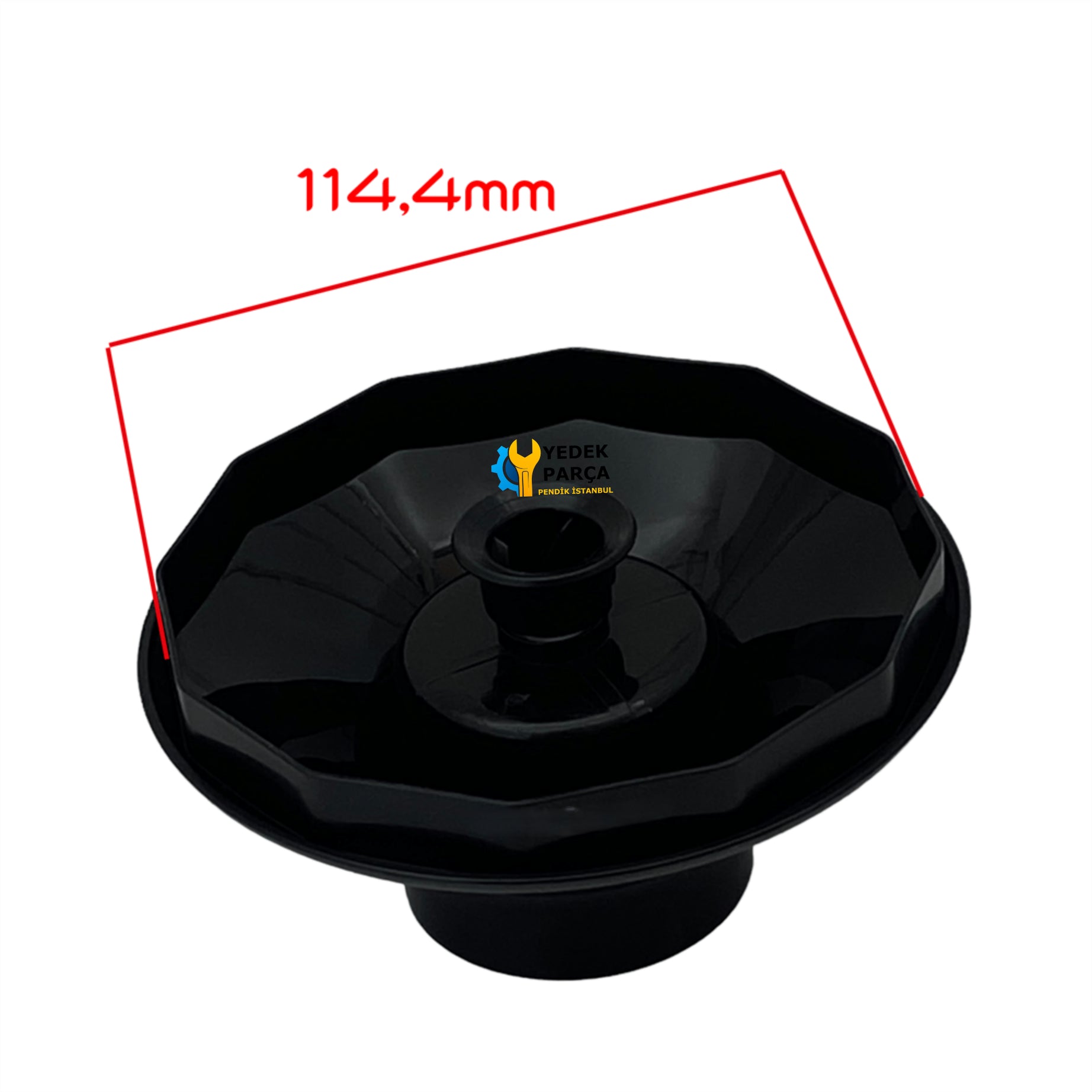 Arnica Uyumlu Diva GH21595 Blender Doğrayıcı Hazne Kapağı (ölçülere dikkat ediniz)