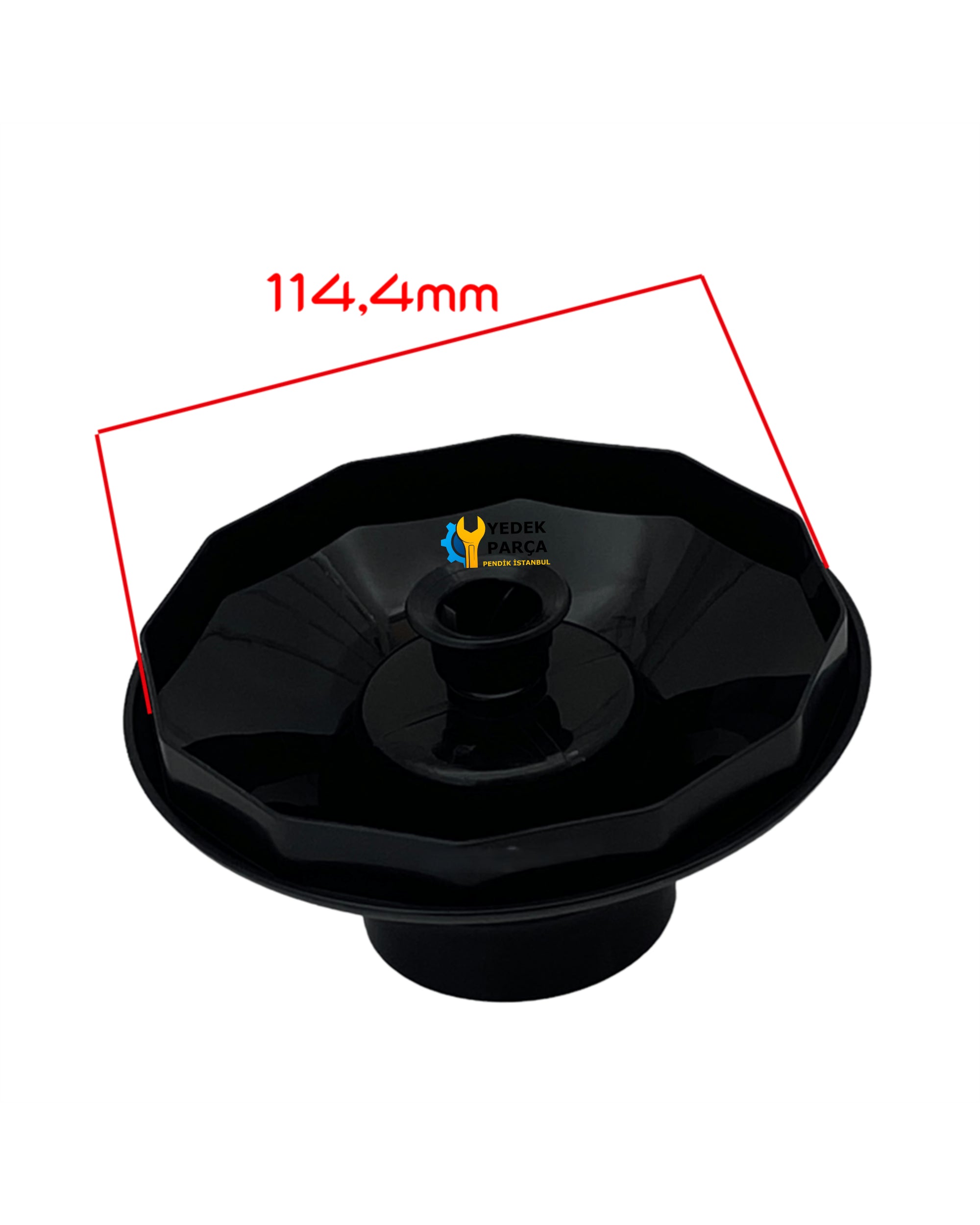 Arnica Uyumlu Diva GH21595 Blender Doğrayıcı Hazne Kapağı (ölçülere dikkat ediniz)