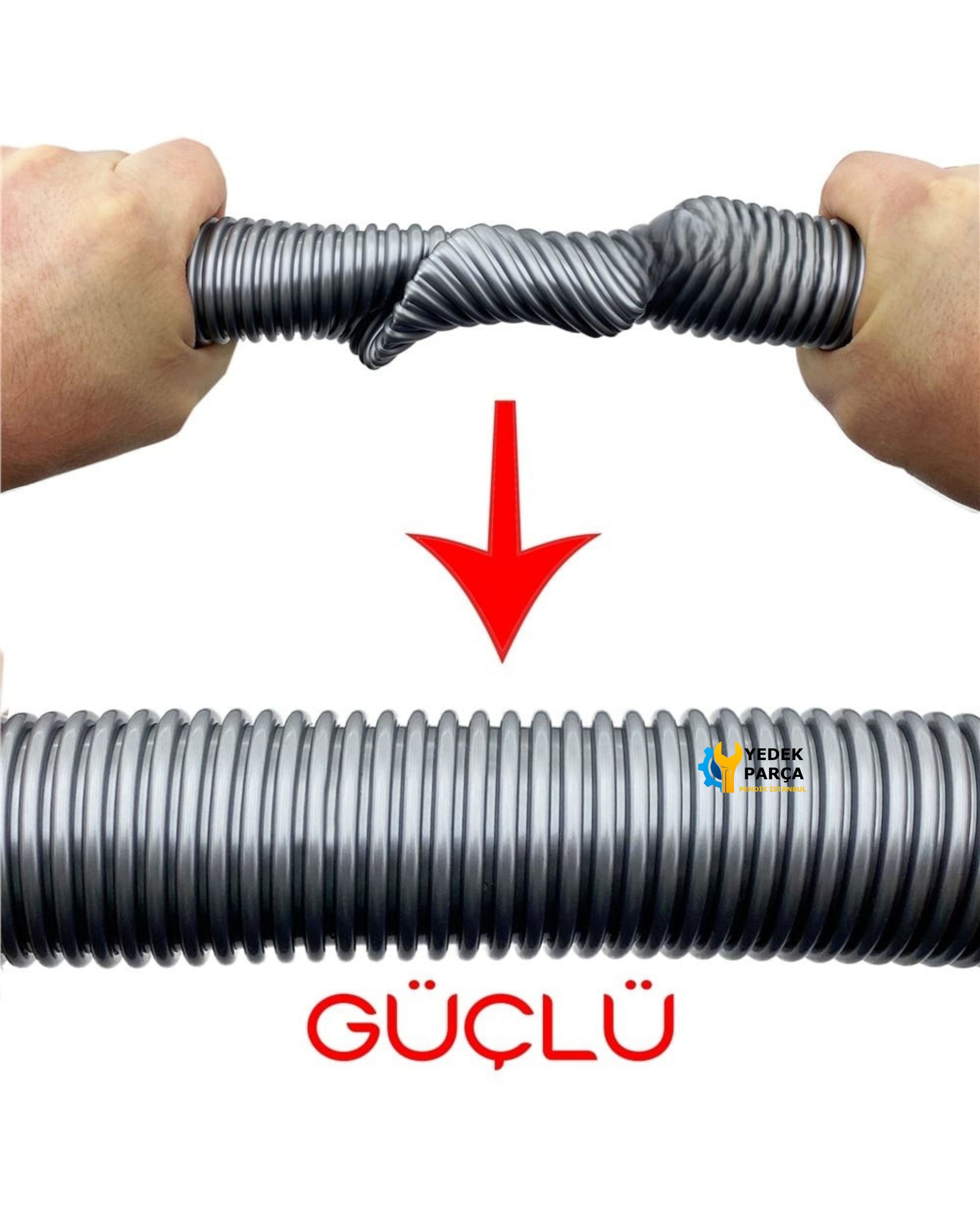 Philips Uyumlu FC 9226 Marathon Pimli Dayanıklı Süpürge Hortumu