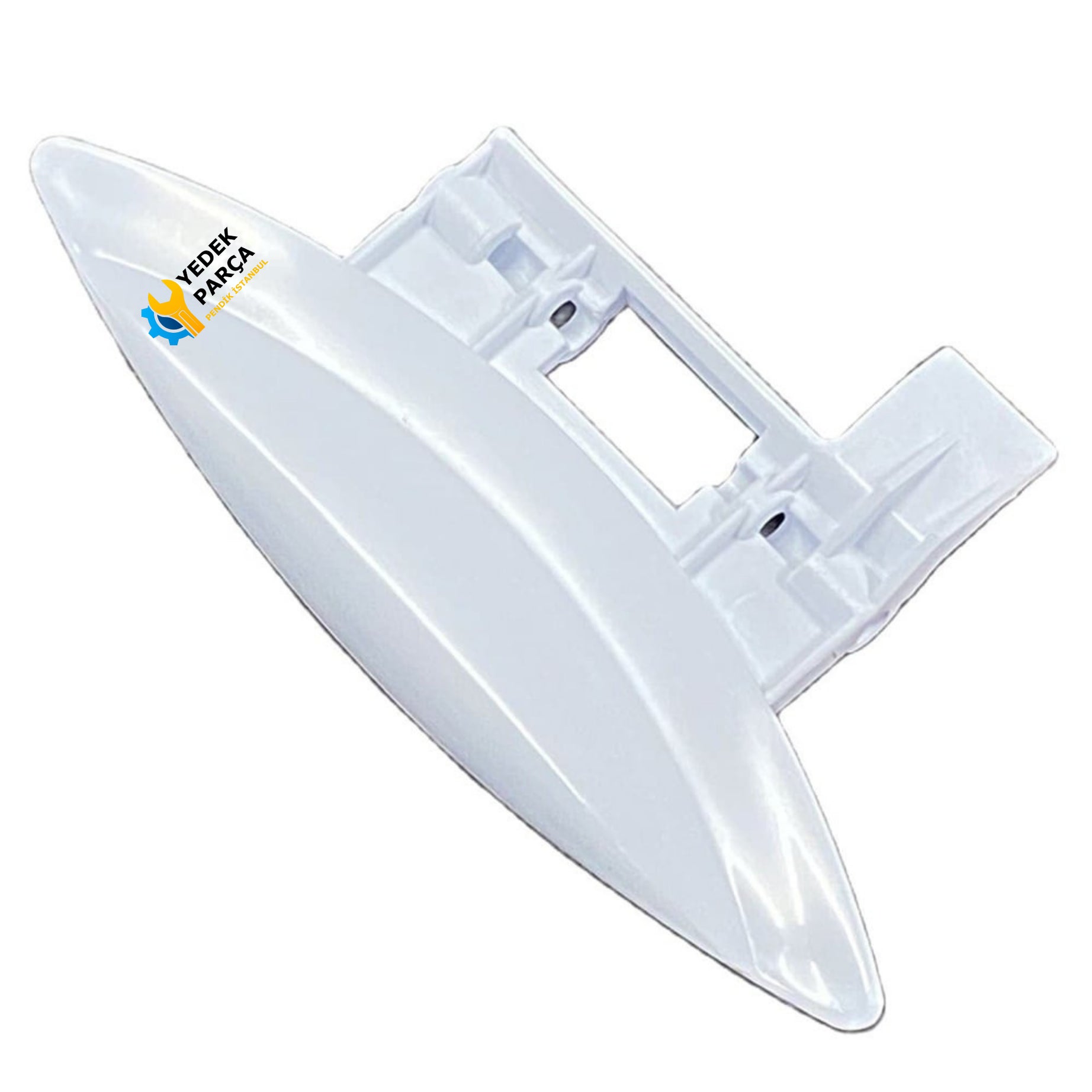 Hotpoint Uyumlu Çamaşır Makinesi Kapak Mandalı Tutamağı BEYAZ