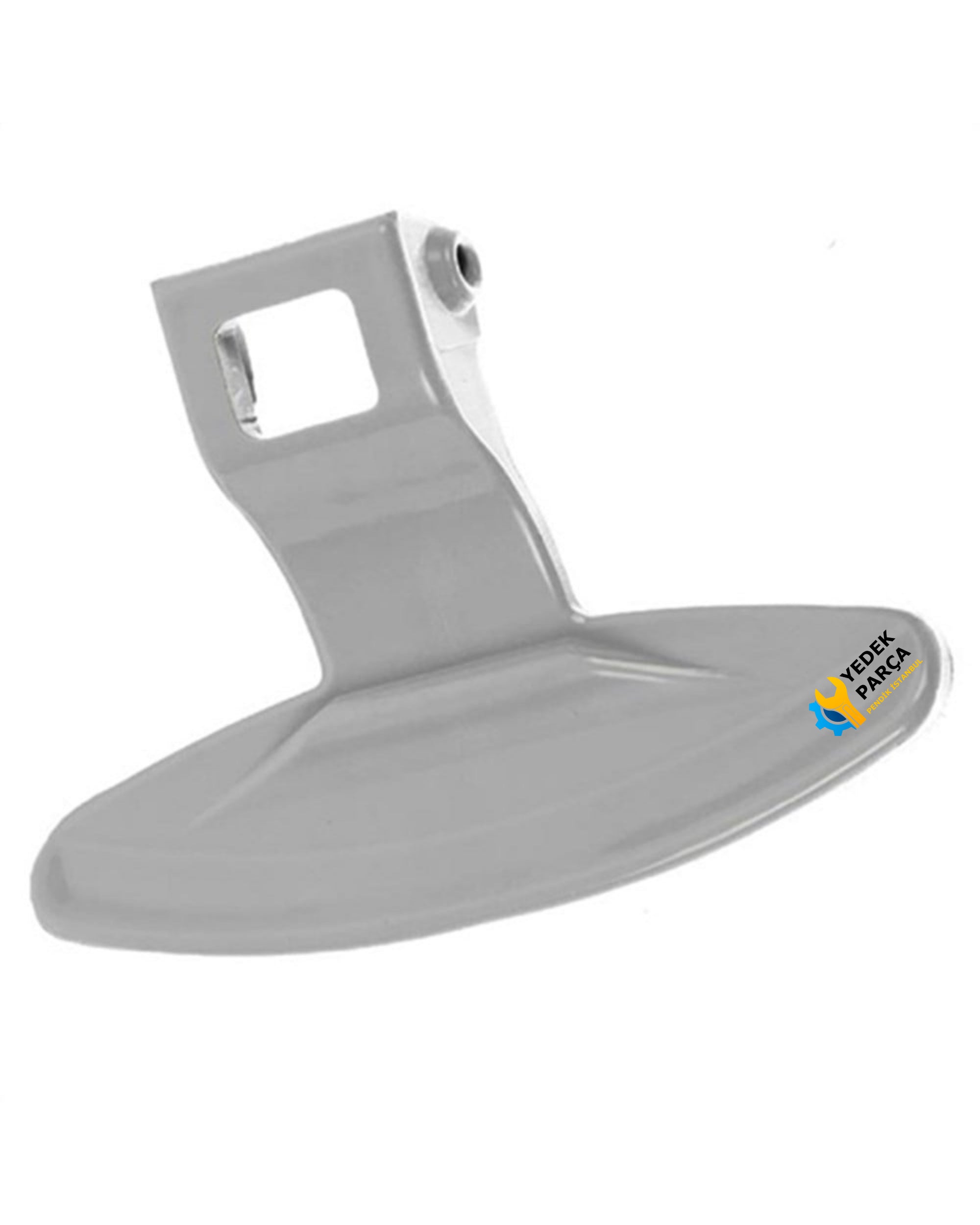 LG Uyumlu WD14377TD Çamaşır Makinesi Kapak Mandalı Tutamağı GRİ