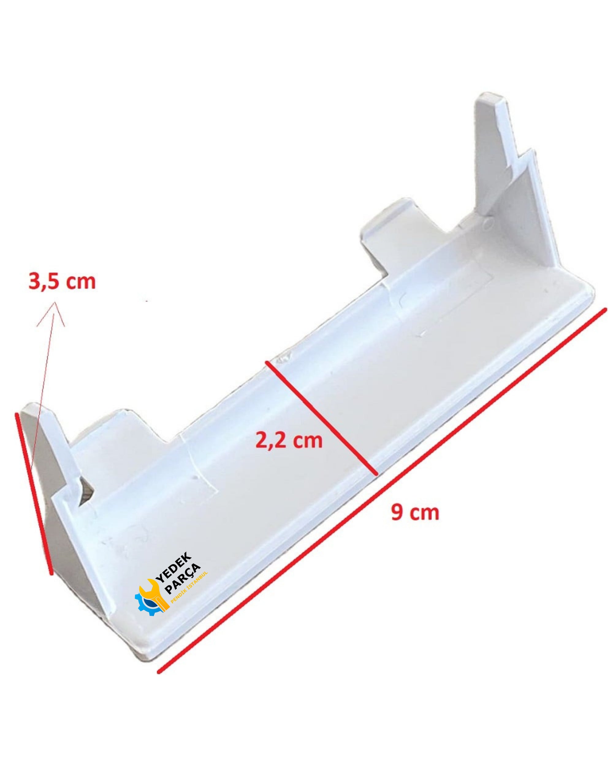 Aygaz Uyumlu AY7003 Bulaşık Makinesi Kapak Mandal Kilidi Tutamağı BEYAZ
