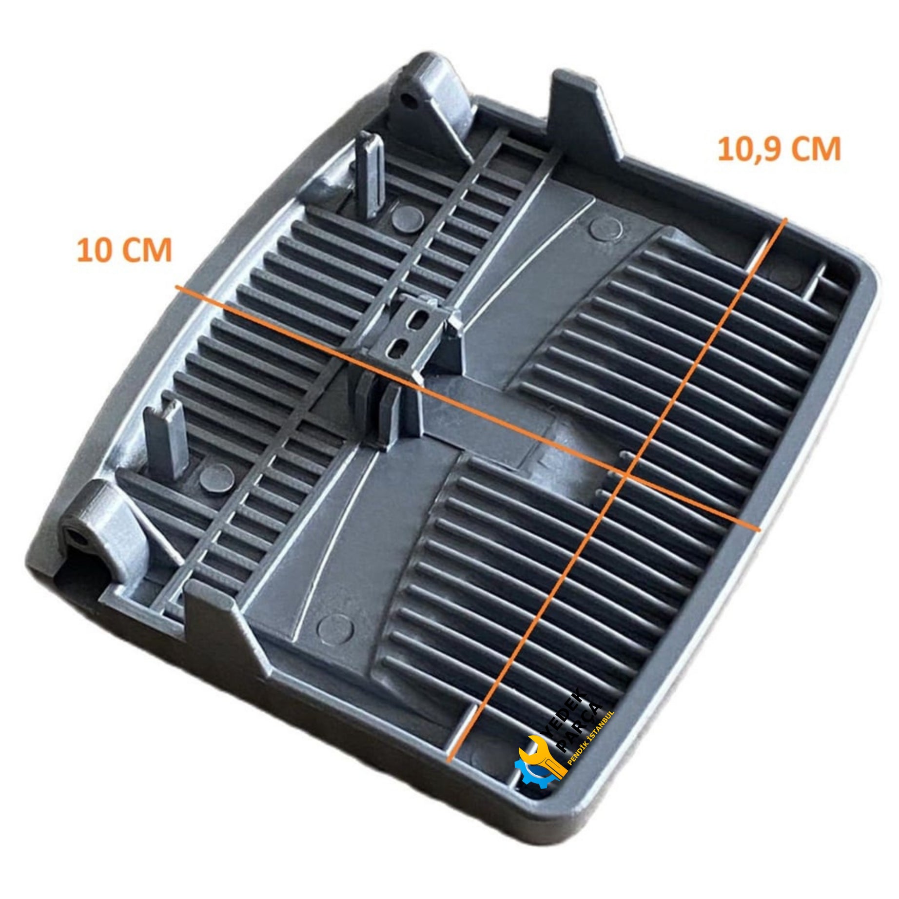 Arçelik Uyumlu 6104HS Makinesi Kapak Mandalı Tutamağı GRİ