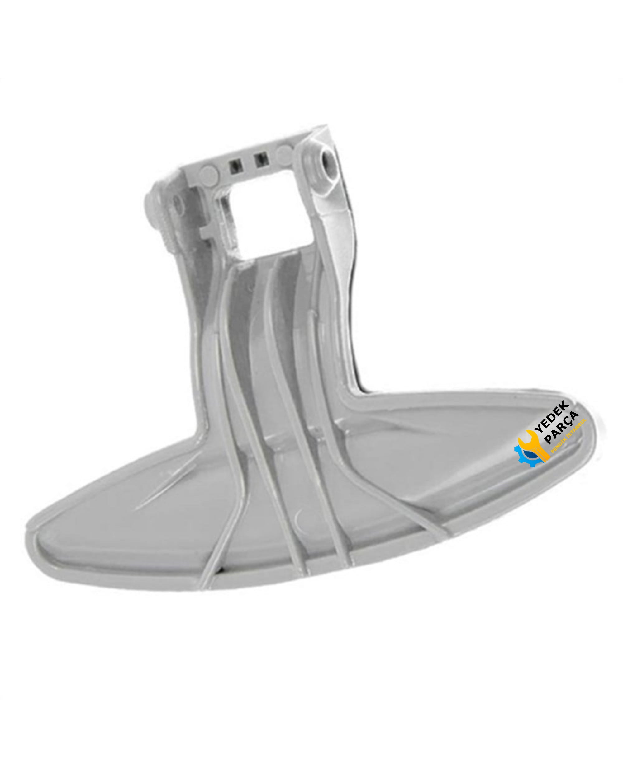 LG Uyumlu WD14370TD Çamaşır Makinesi Kapak Mandalı Tutamağı GRİ