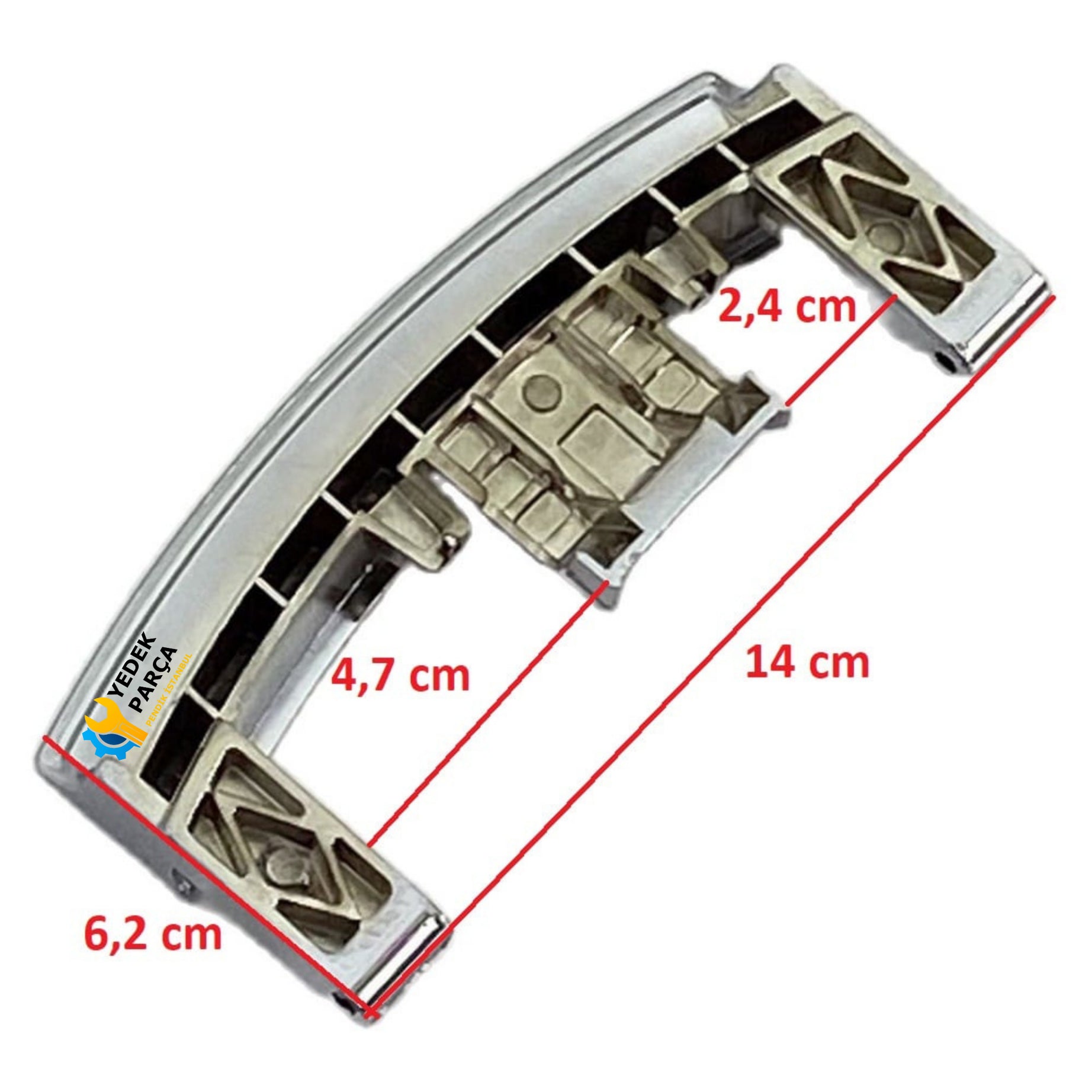 Bellavita LF1209BVT 665761 Çamaşır Makinesi Kapak Mandalı Tutamağı İNOX