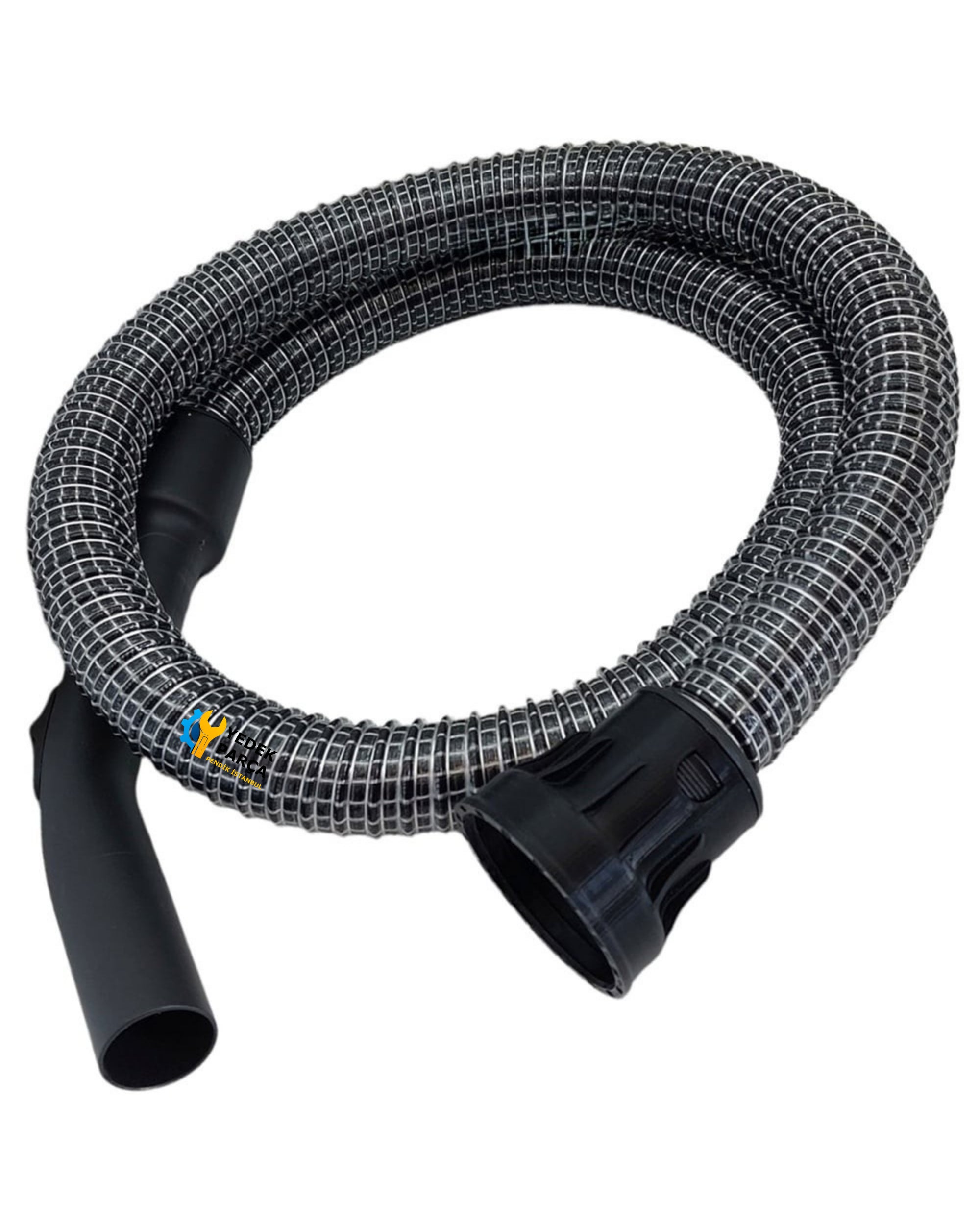 Numatic Uyumlu NVQ370 Süpürge Çelik Telli Emiş Hortumu Başlığı Borusu