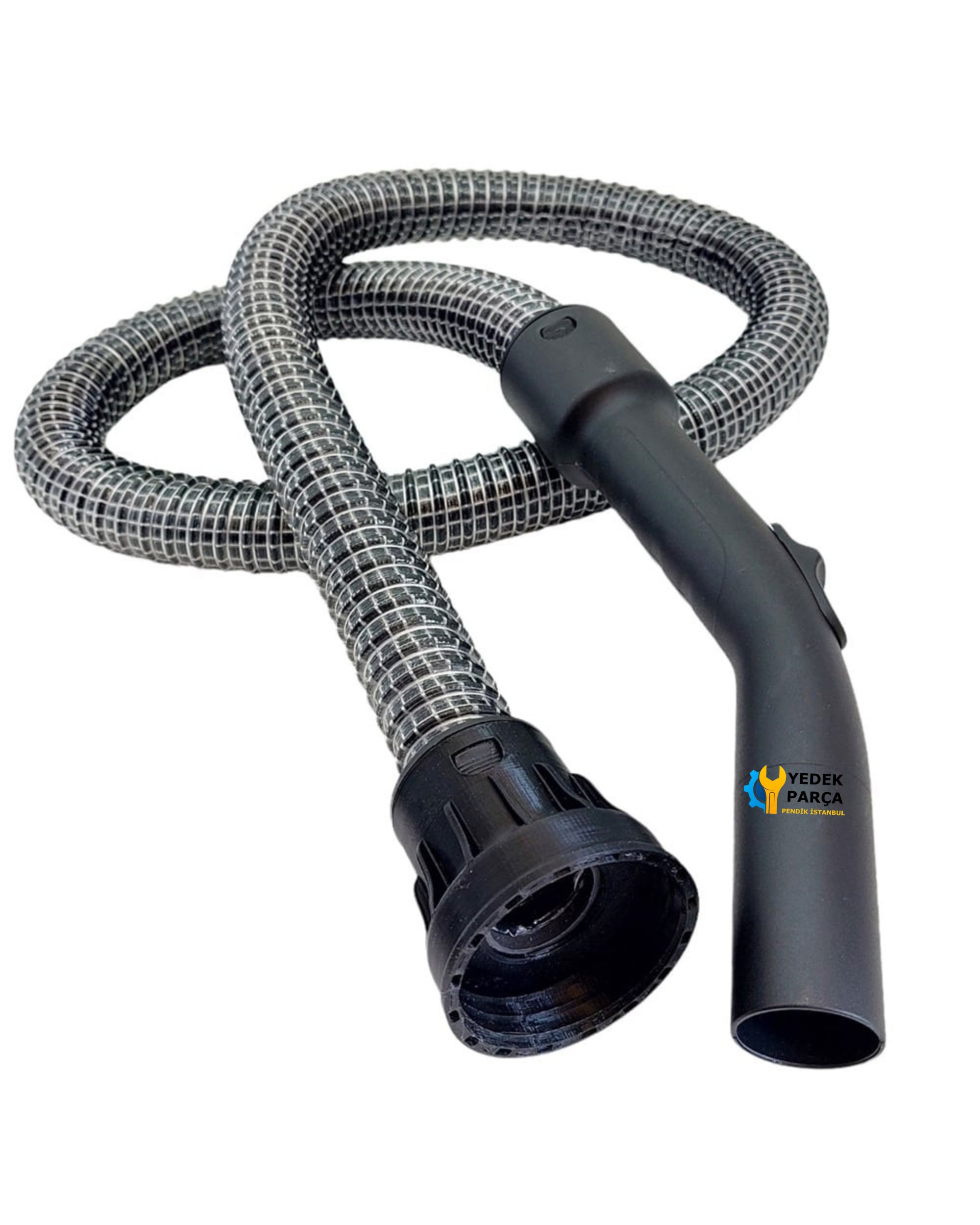 Numatic Uyumlu WV380 Süpürge Çelik Telli Emiş Hortumu Başlığı Borusu