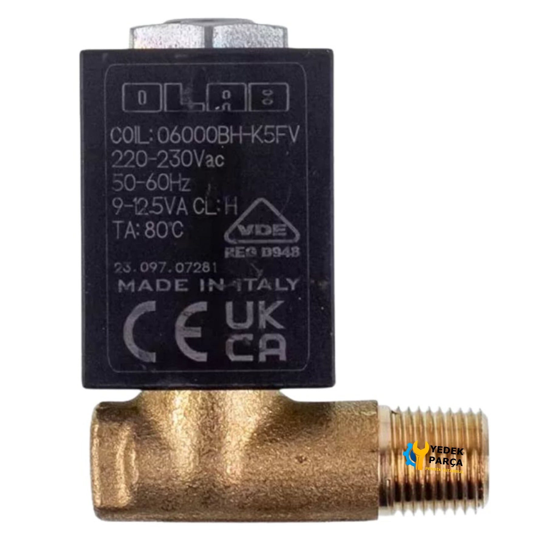 Ütü ve Kahve Makinesi Solenoid Valf OLAB 6000BH/K5FV 230V AC