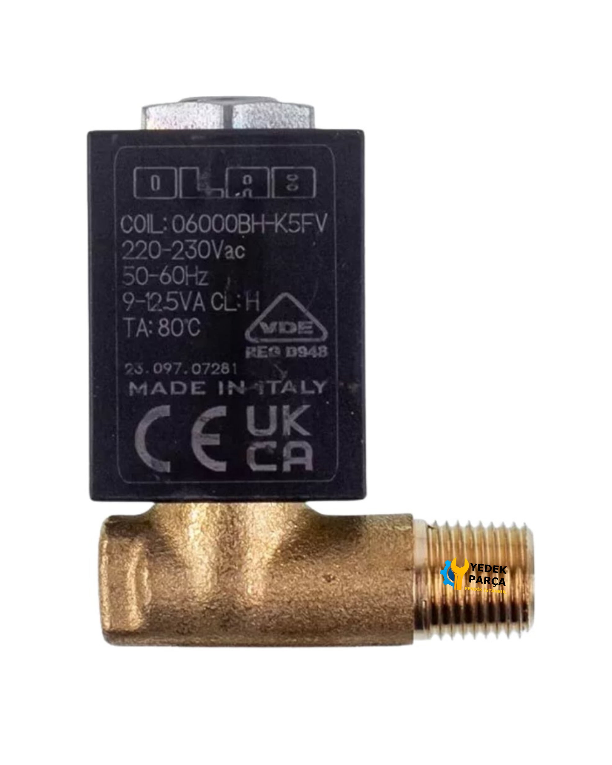 Ütü ve Kahve Makinesi Solenoid Valf OLAB 6000BH/K5FV 230V AC