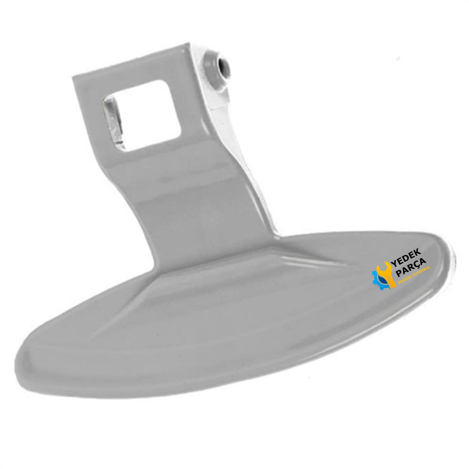 LG Uyumlu WD16210FD Çamaşır Makinesi Kapak Mandalı Tutamağı GRİ