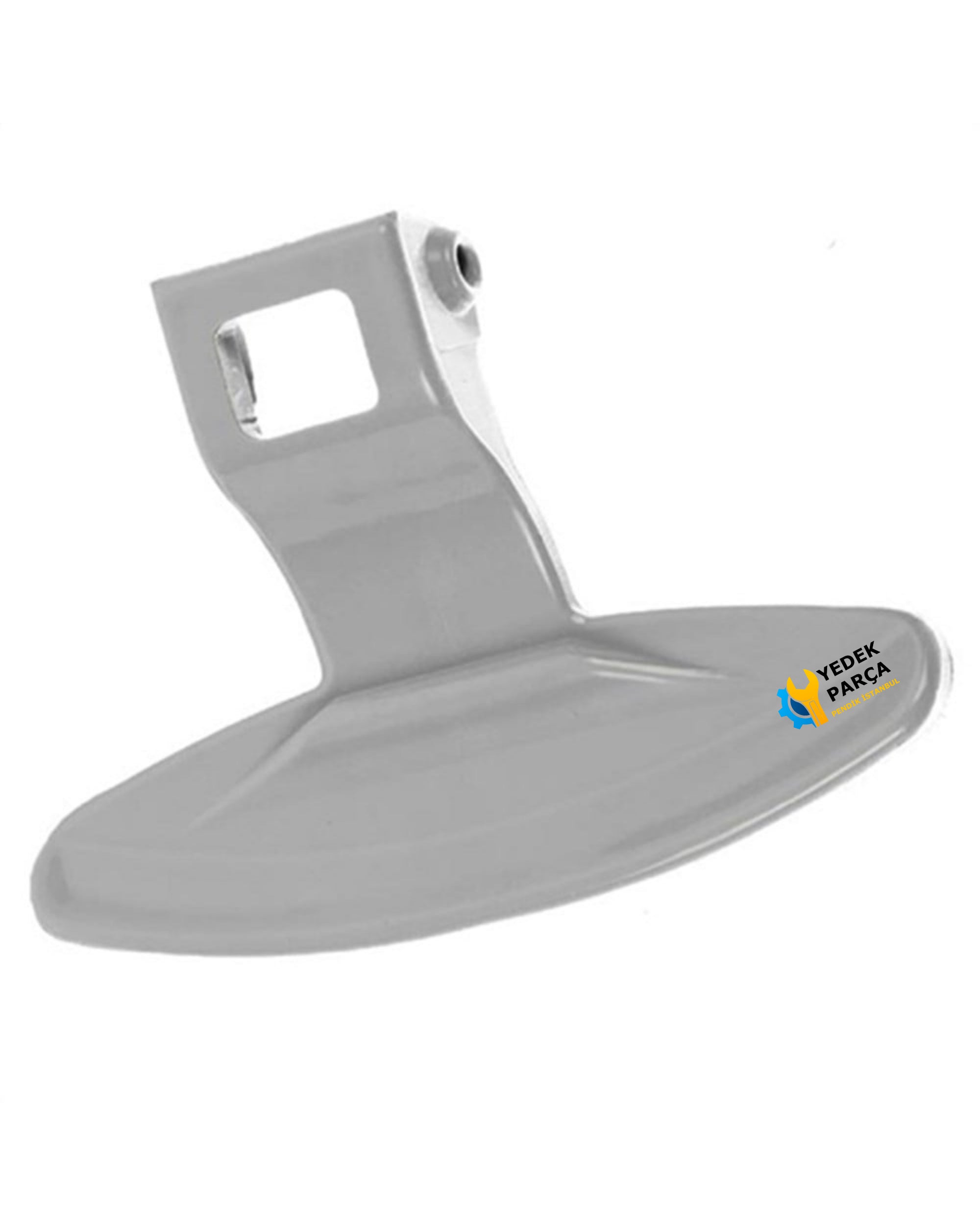 LG Uyumlu WD80130NP Çamaşır Makinesi Kapak Mandalı Tutamağı GRİ