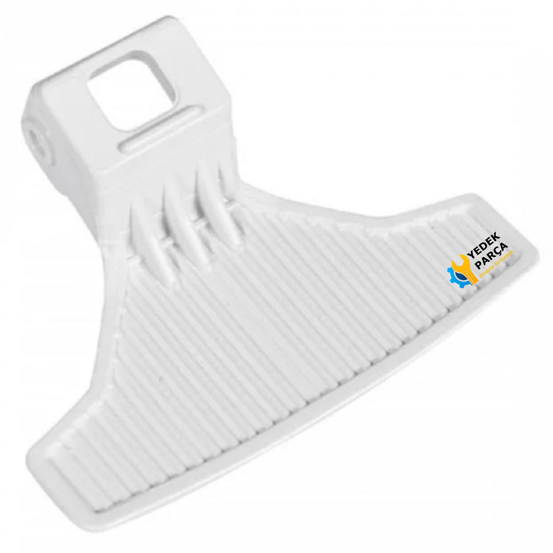 Beko Uyumlu WMD26150T Çamaşır Makinesi Kapak Mandalı Tutamak Tip 2 BEYAZ