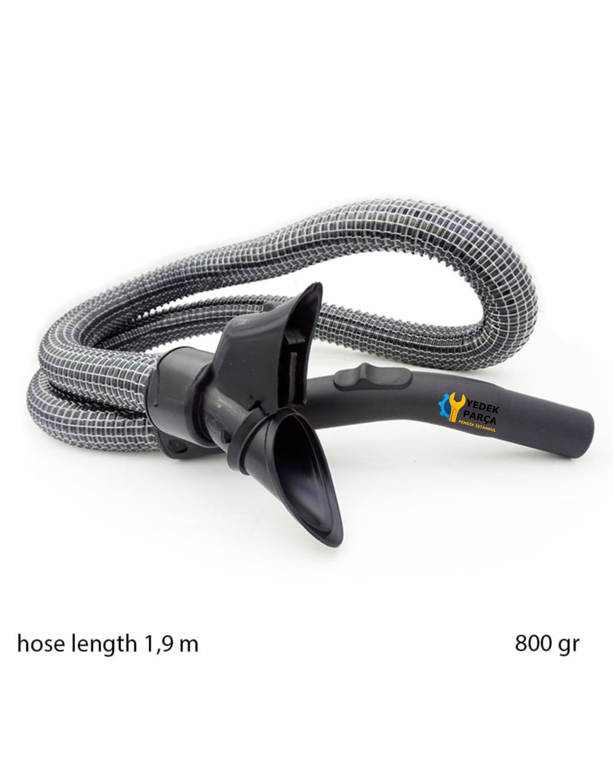 Philips Uyumlu FC 9203 Marathon Elektrikli Süpürge Çelik Telli Hortum Emici Yer Başlığı Teleskopik Boru